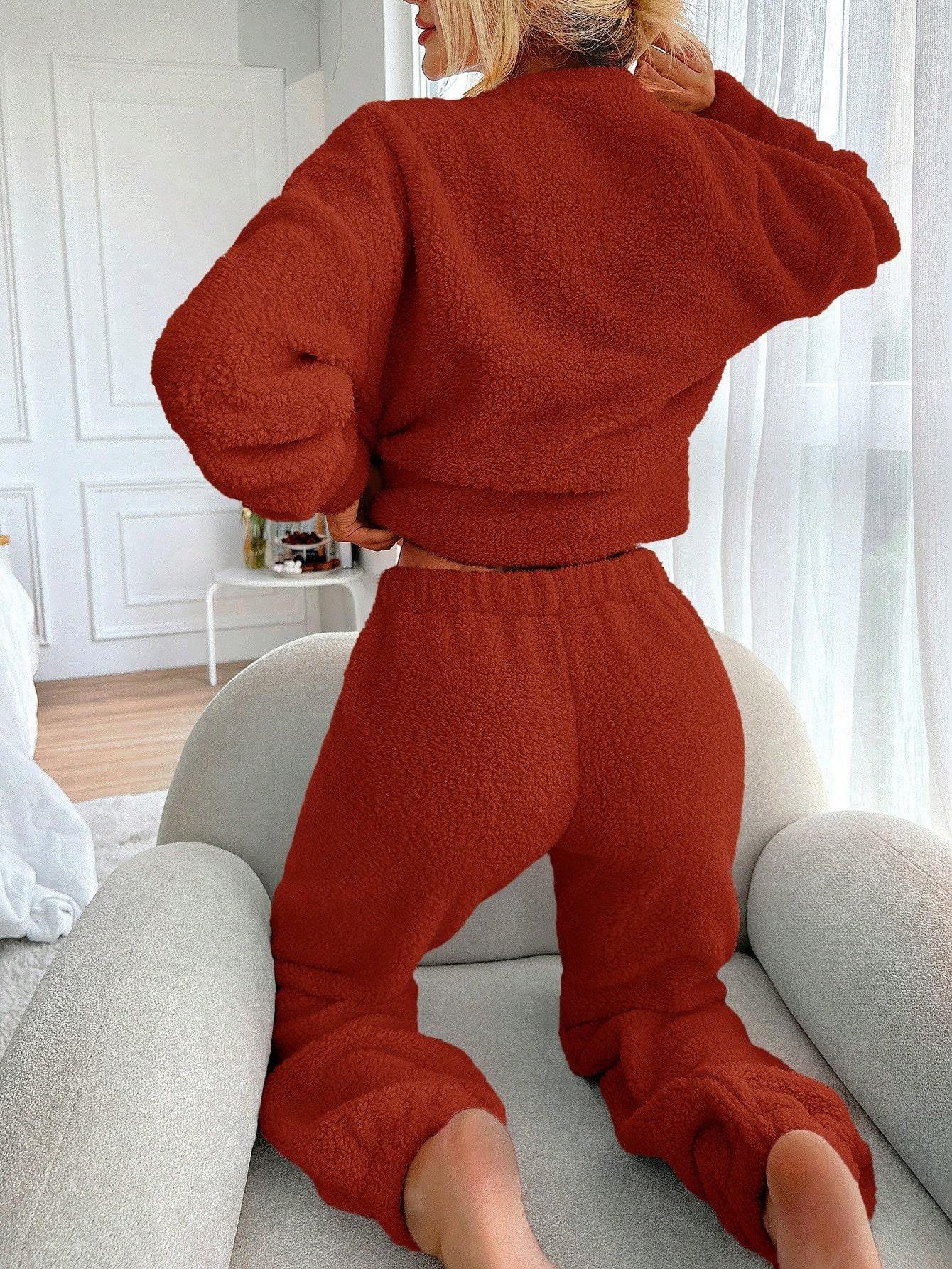 Polyanna Kadın Regular Peluş Takım