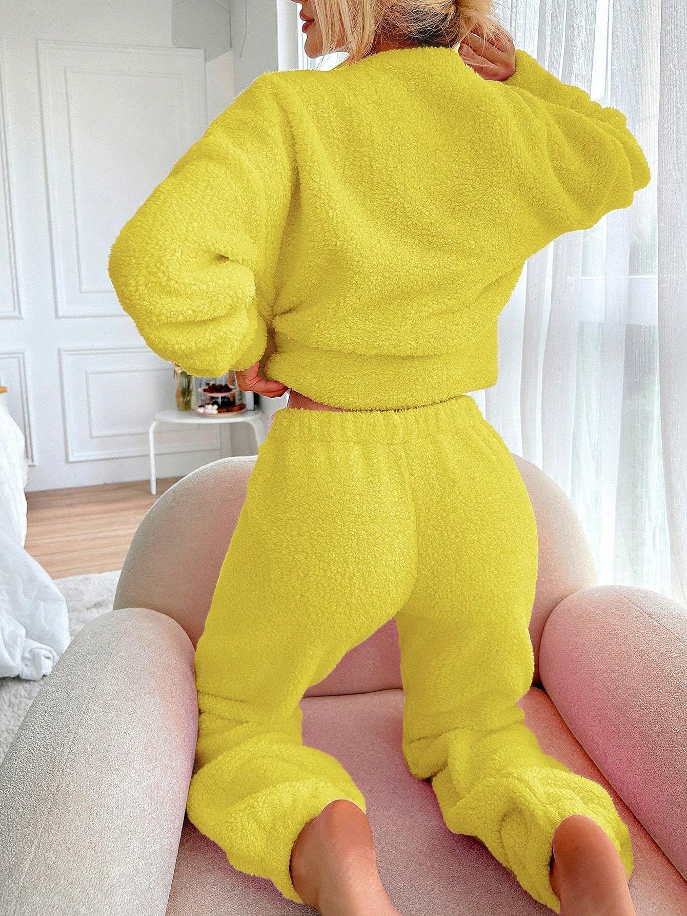Polyanna Kadın Regular Peluş Takım