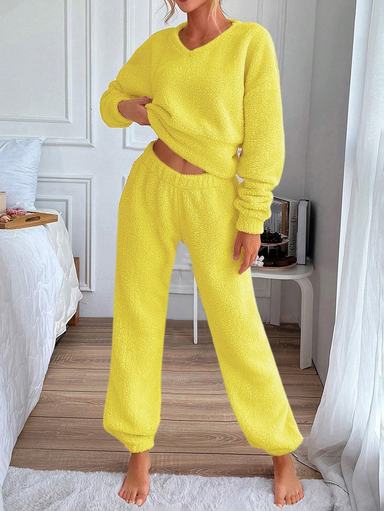 Polyanna Kadın Regular Peluş Takım