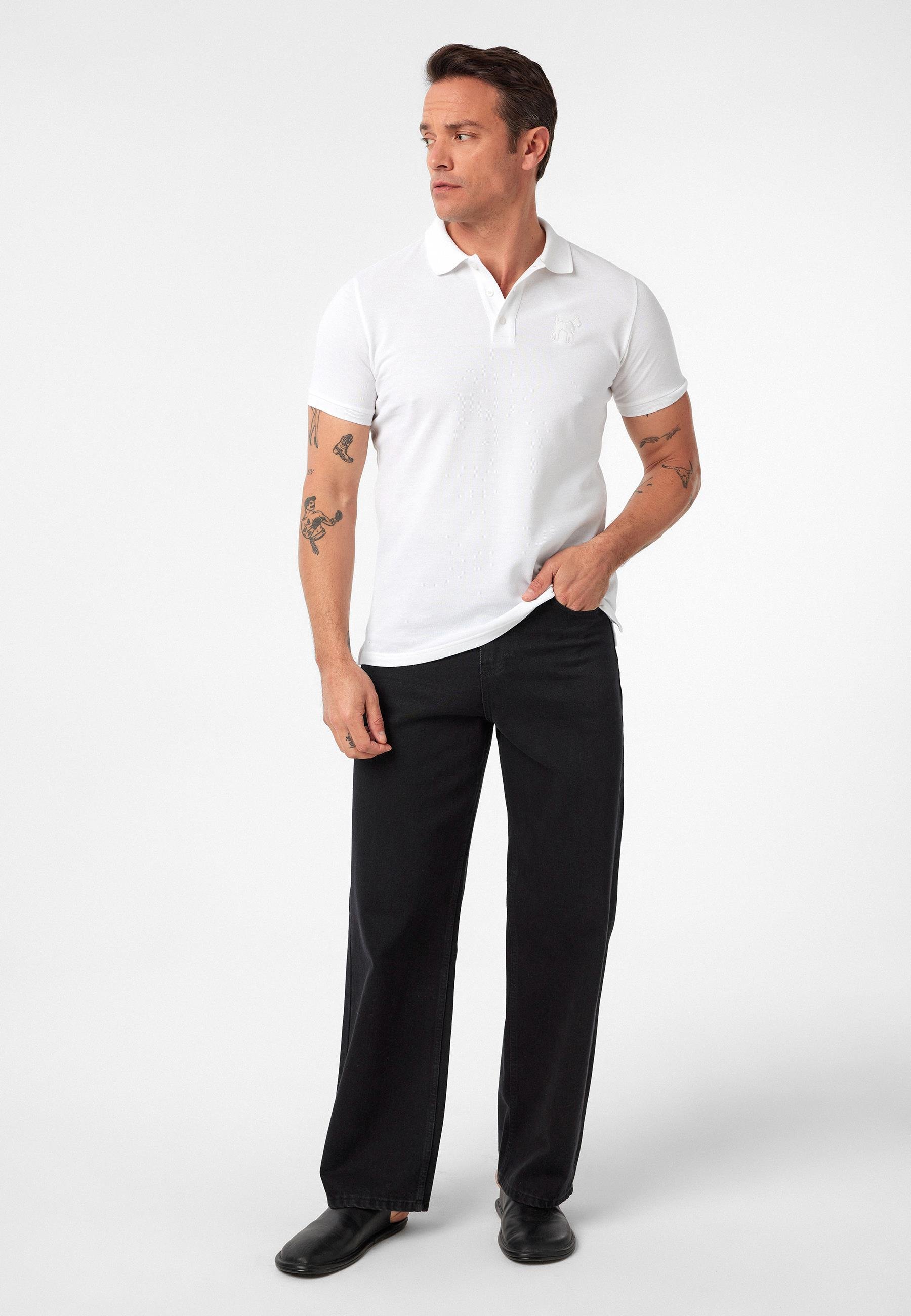 Roman Erkek Regular Fit 2'li Polo Yaka T-Shirt