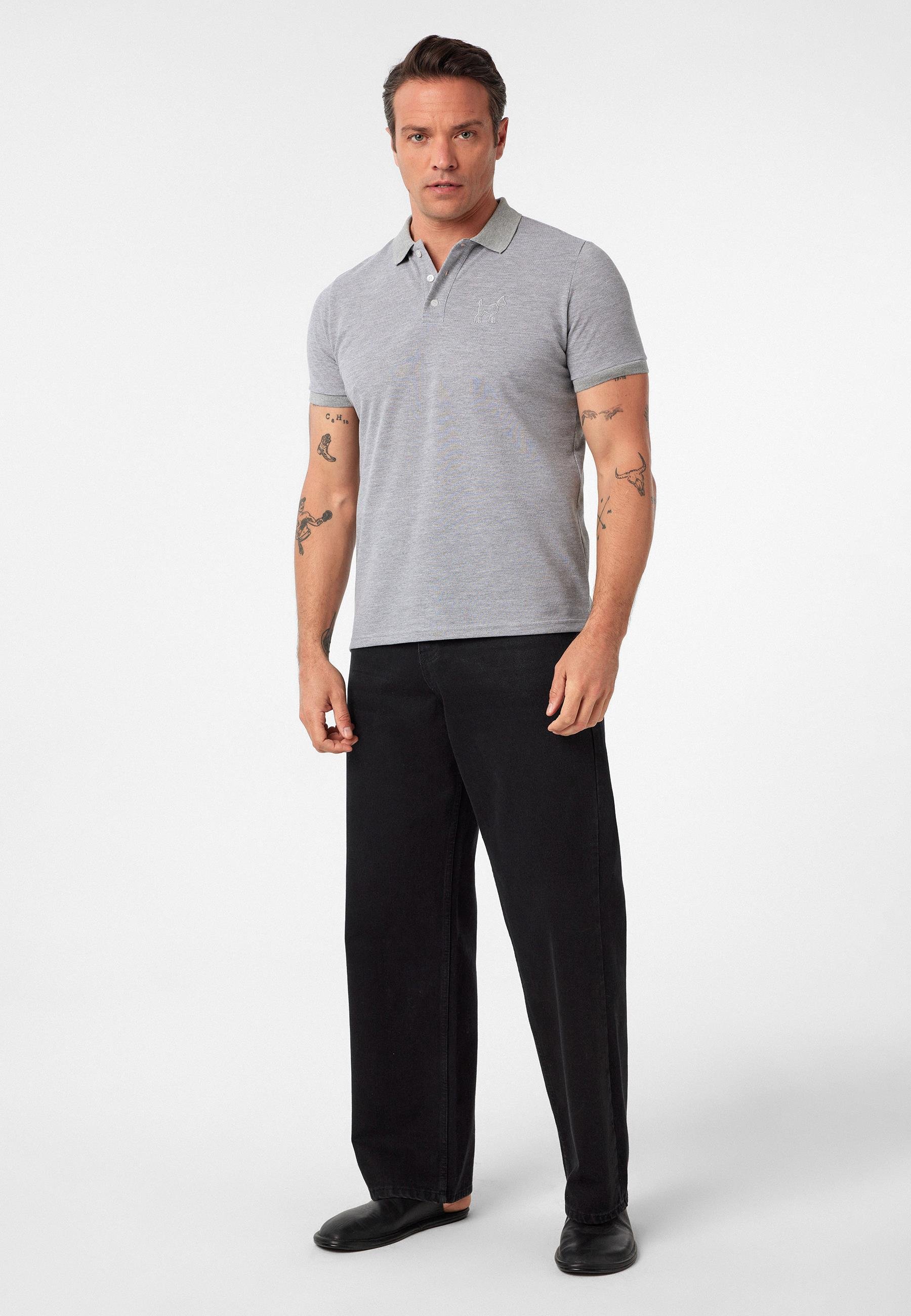Roman Erkek Regular Fit 2'li Polo Yaka T-Shirt