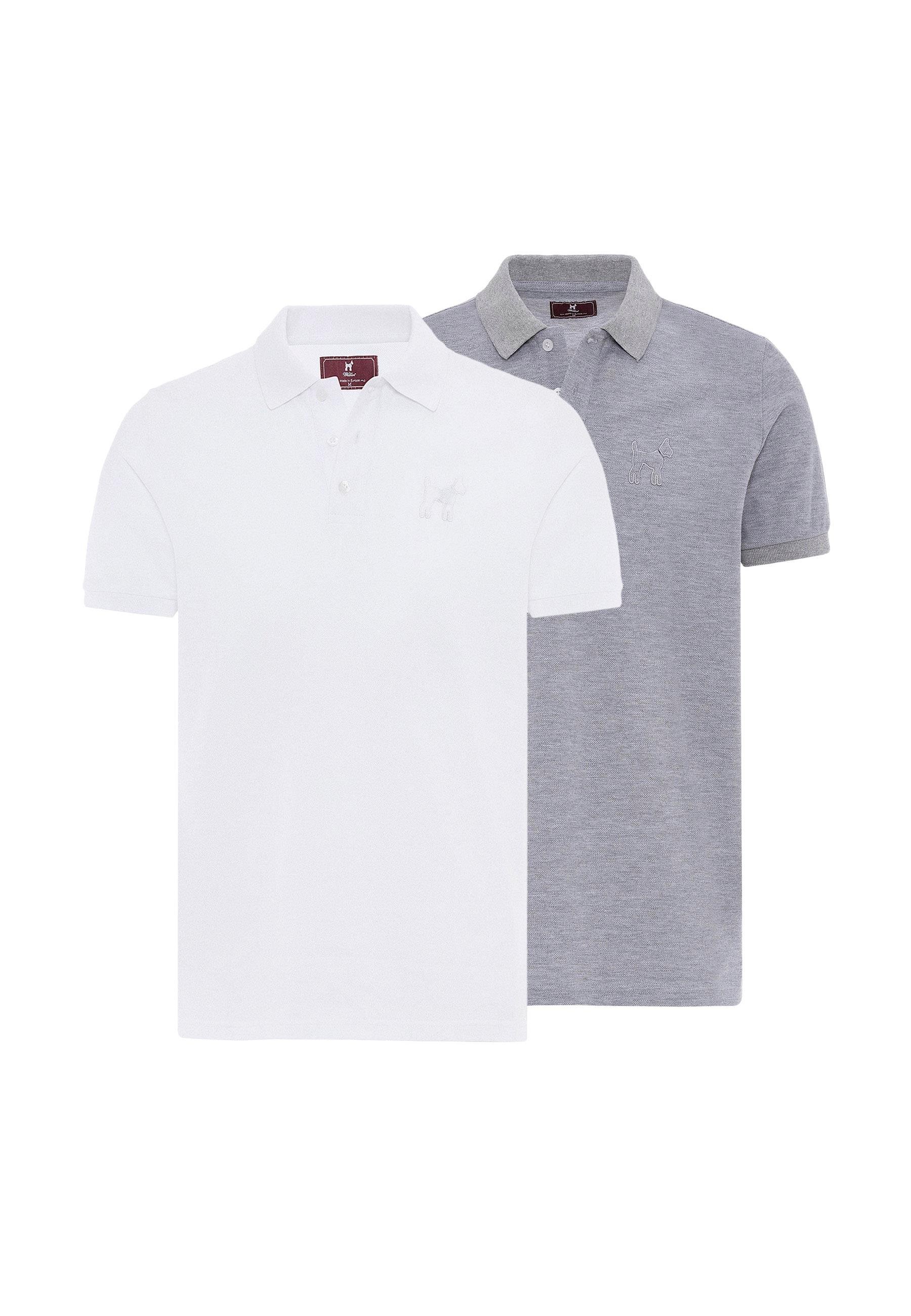 Roman Erkek Regular Fit 2'li Polo Yaka T-Shirt