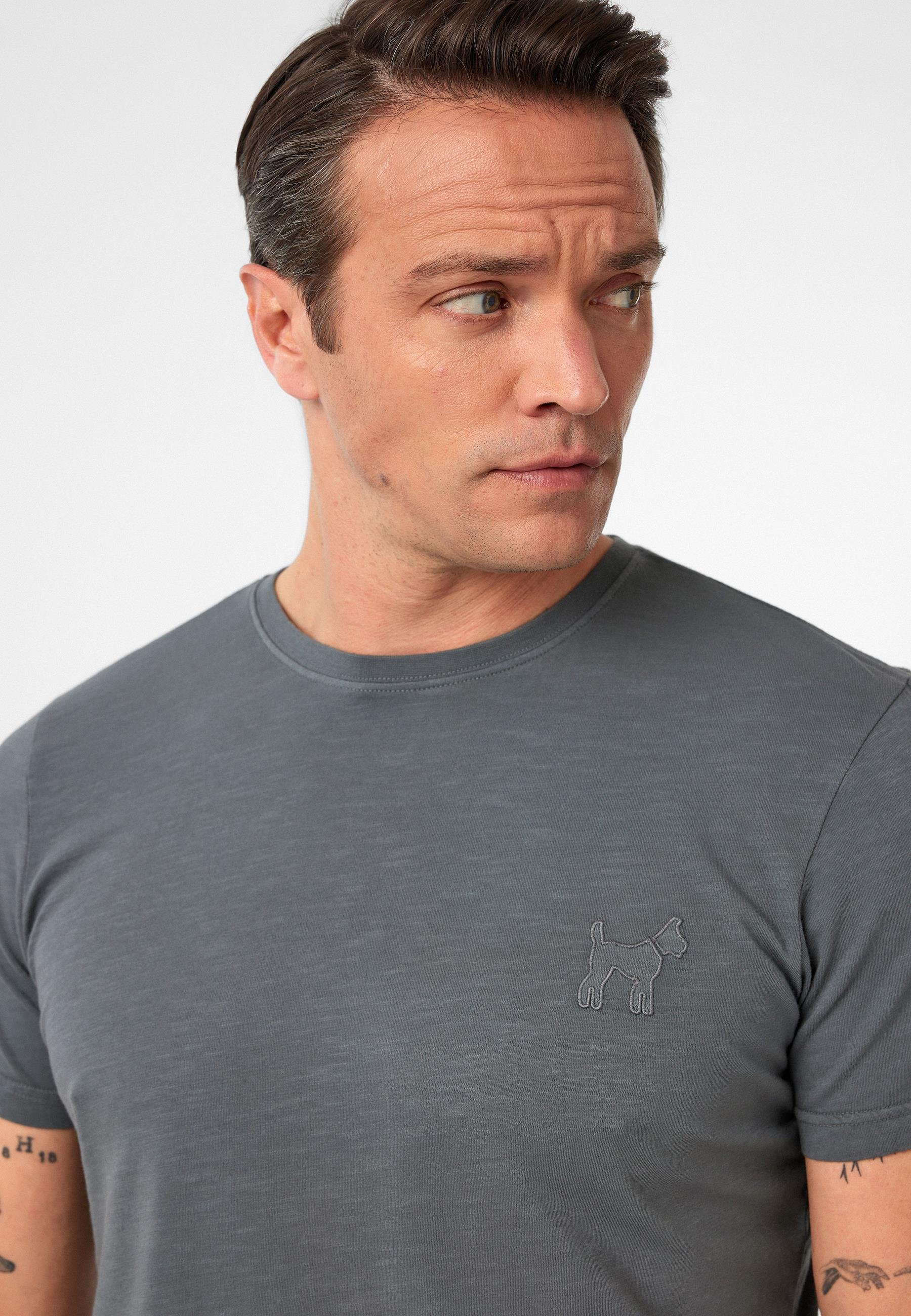 Ruiz Erkek Regular Fit Köpek Nakışlı 2'li T-Shirt