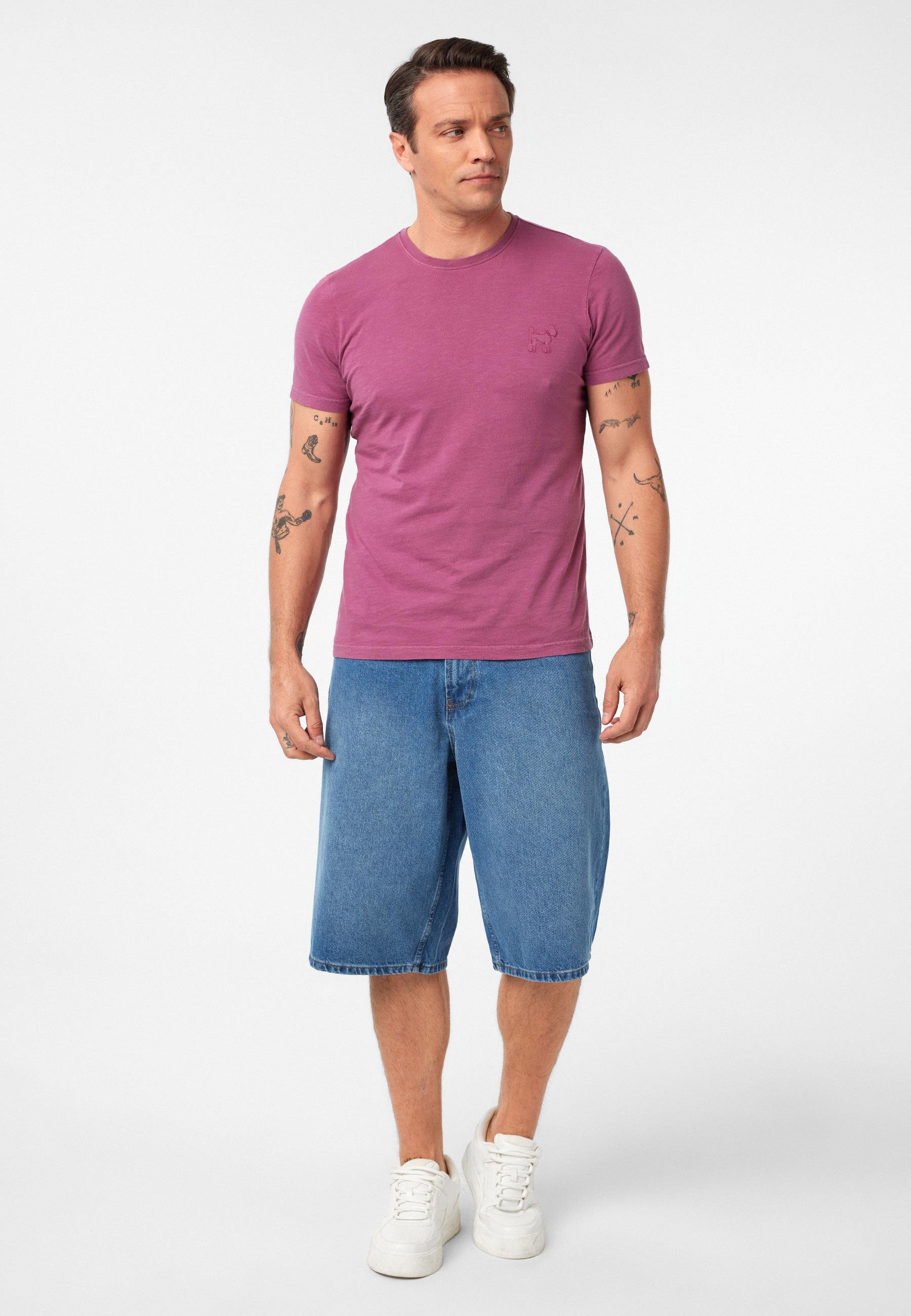 Ruiz Erkek Regular Fit Köpek Nakışlı 2'li T-Shirt