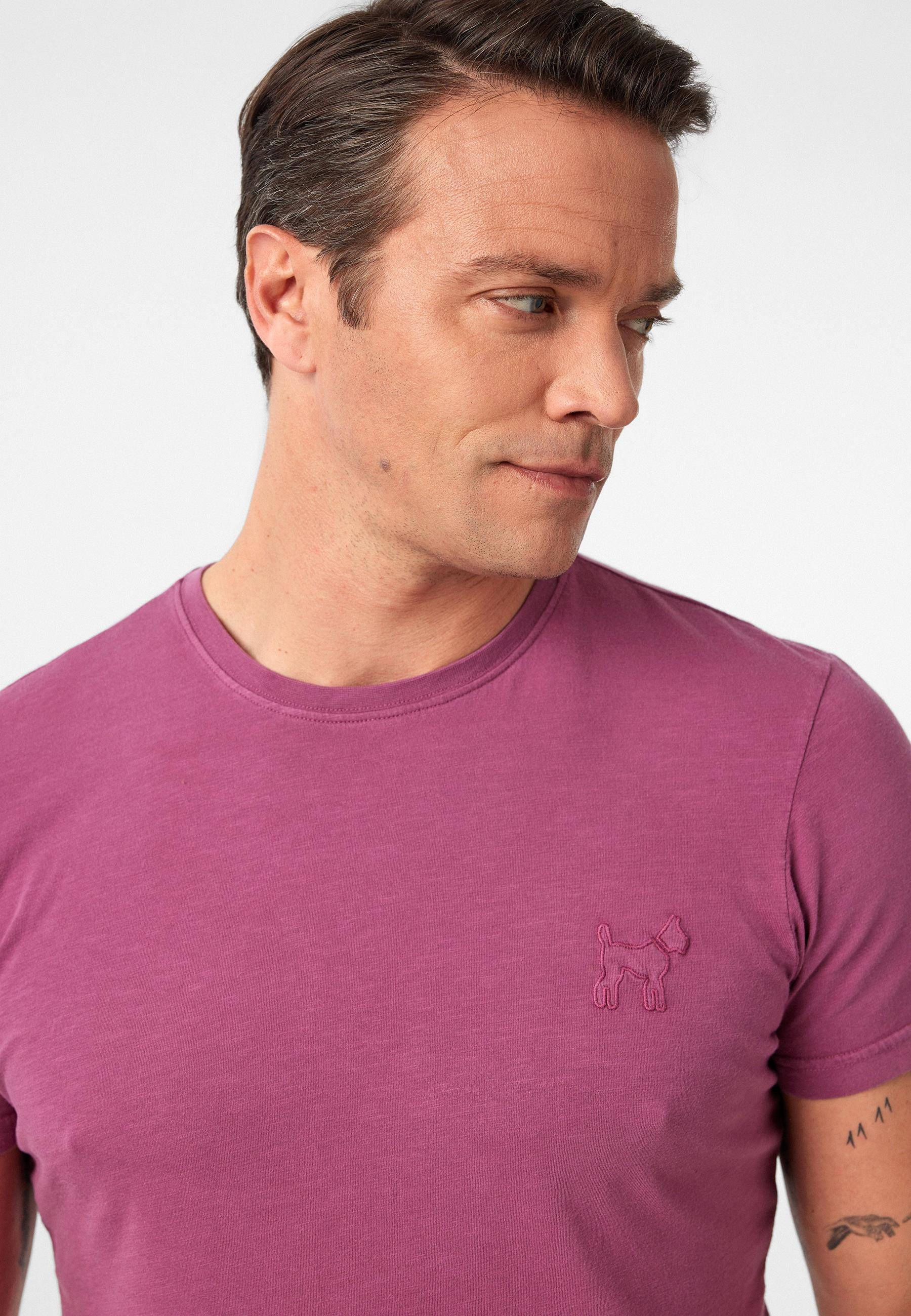 Ruiz Erkek Regular Fit Köpek Nakışlı 2'li T-Shirt