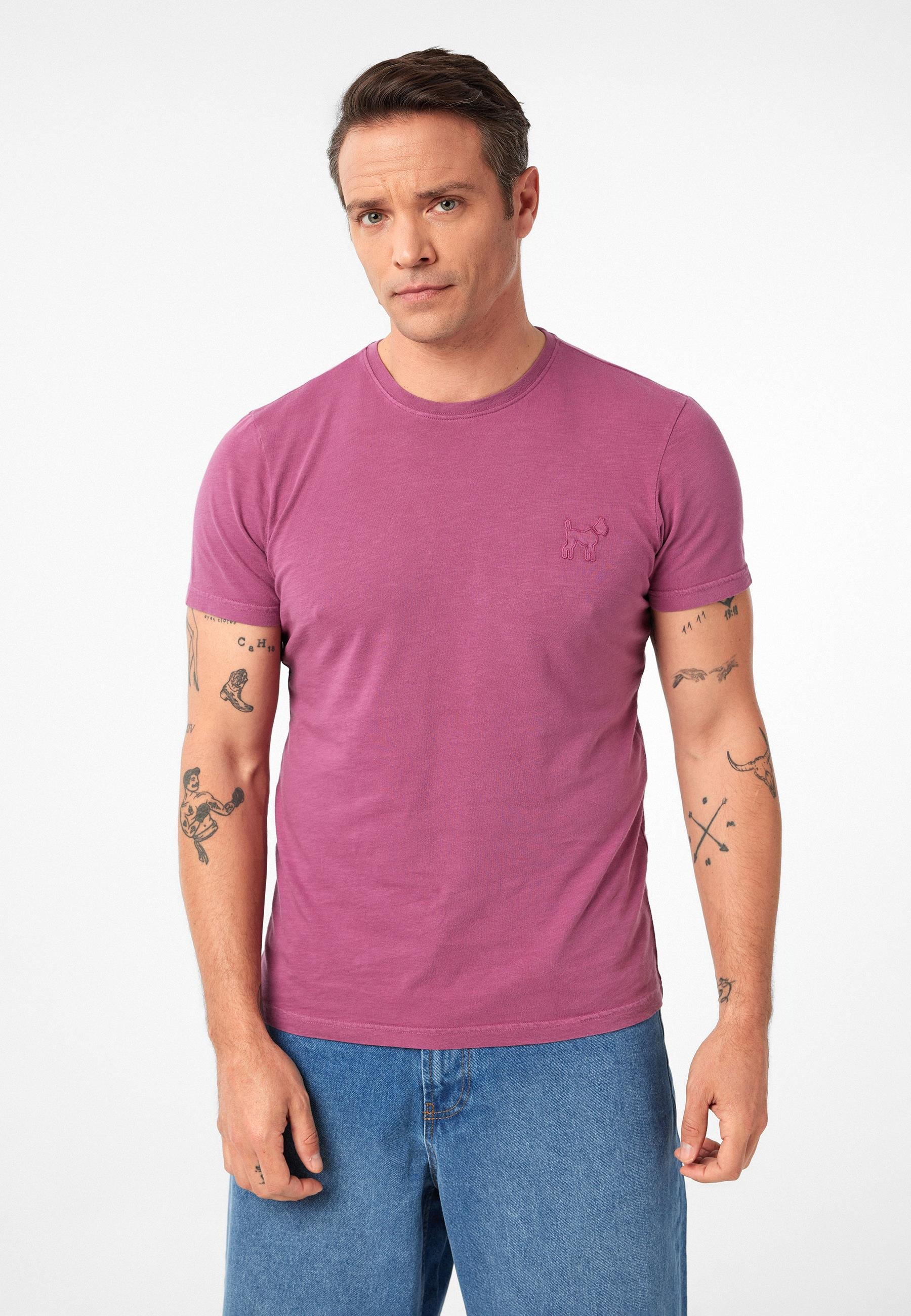 Ruiz Erkek Regular Fit Köpek Nakışlı 2'li T-Shirt