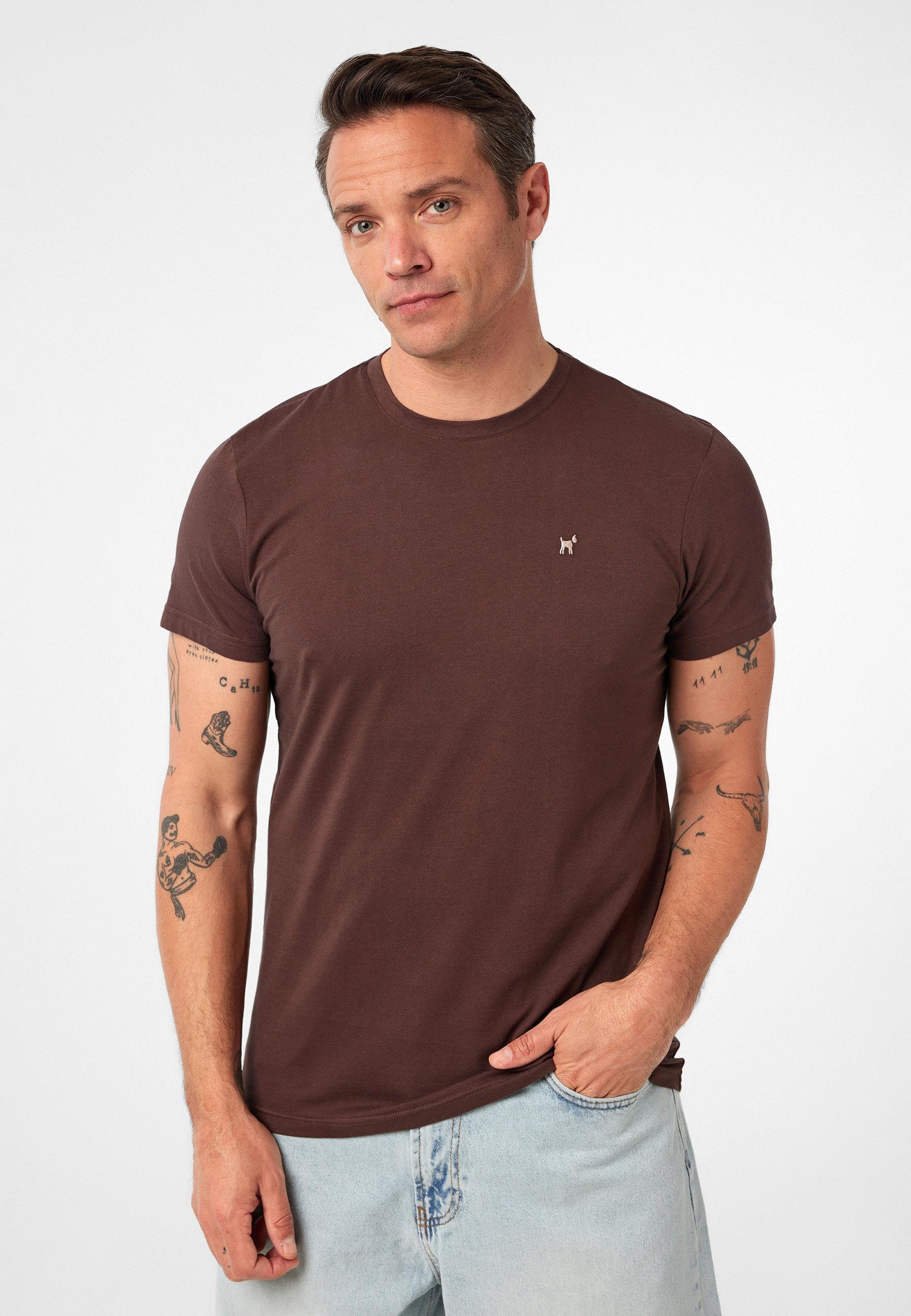 Victor Erkek Regular Fit Nakışlı Basic T-Shirt