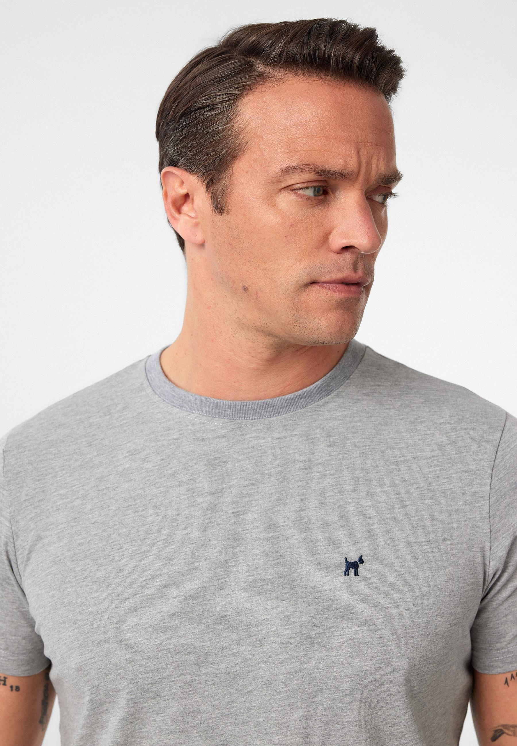 Victor Erkek Regular Fit Nakışlı Basic T-Shirt