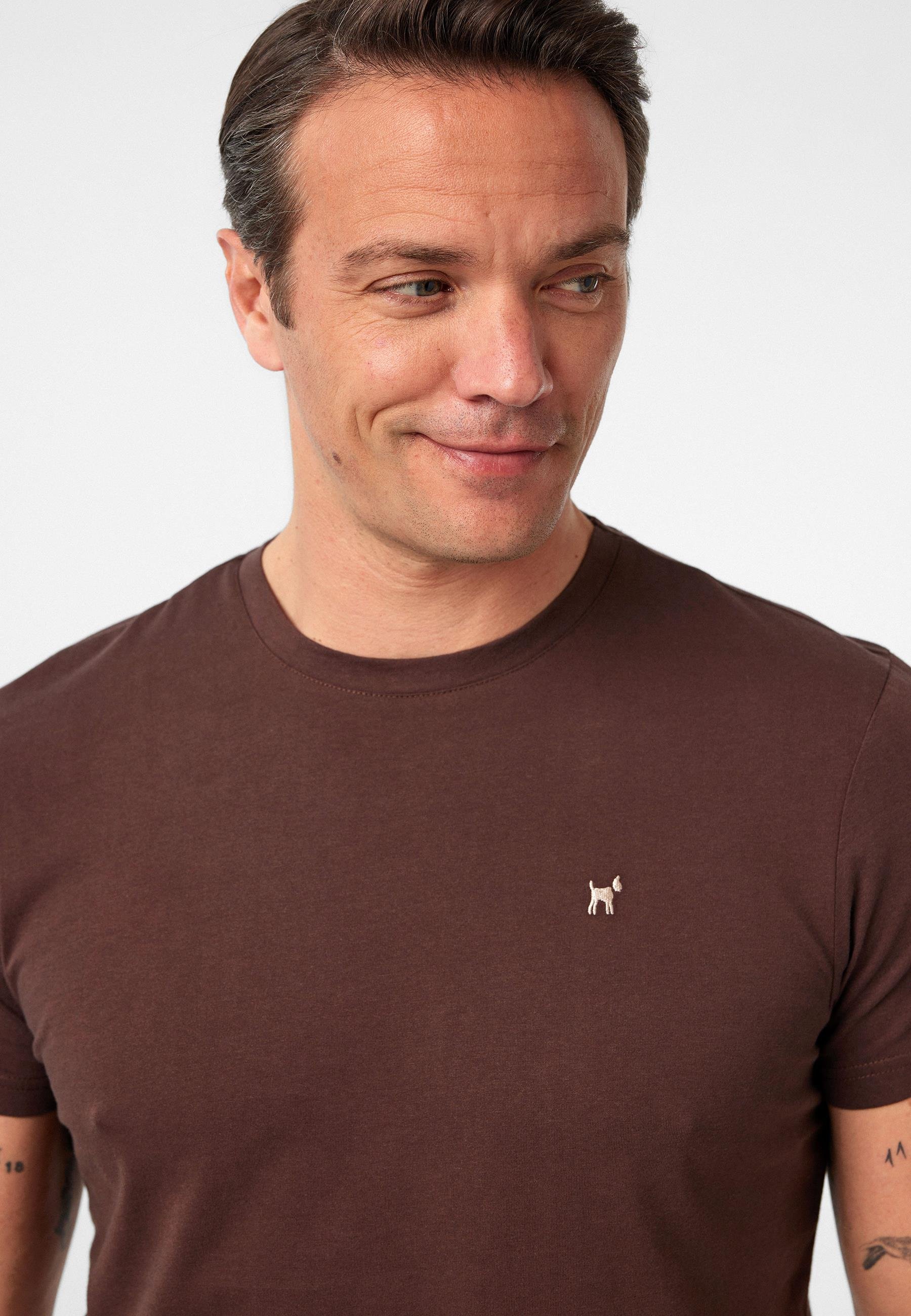 Victor Erkek Regular Fit Nakışlı Basic T-Shirt