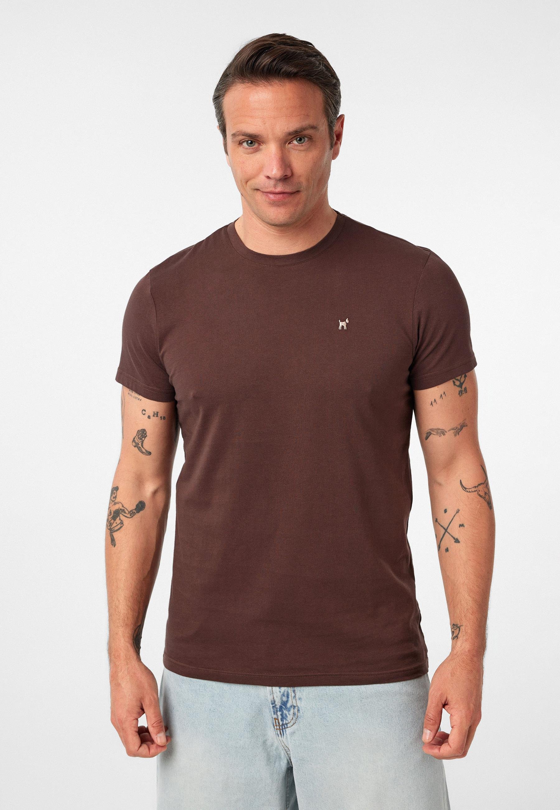 Victor Erkek Regular Fit Nakışlı Basic T-Shirt