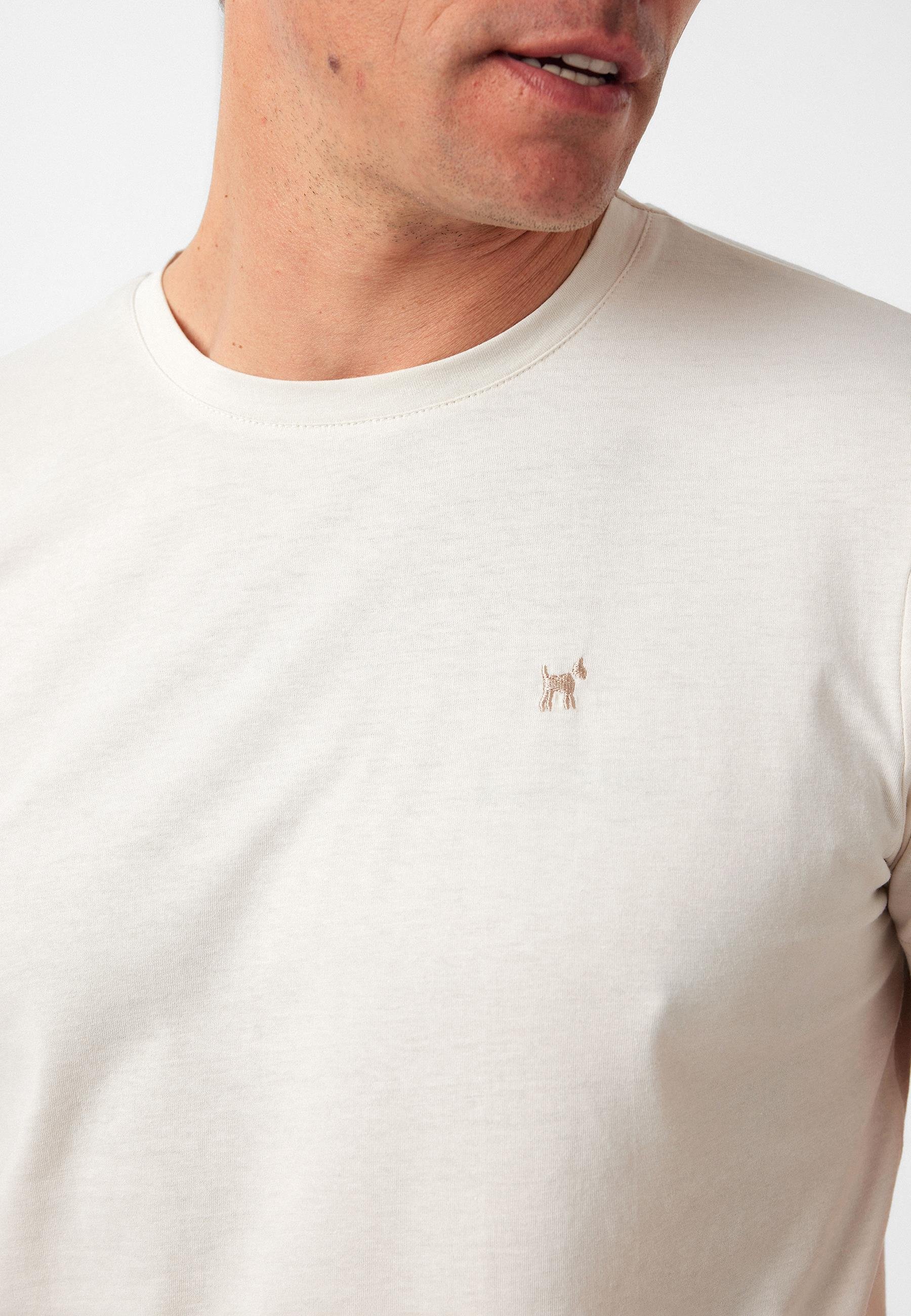 Victor Erkek Regular Fit Nakışlı Basic T-Shirt