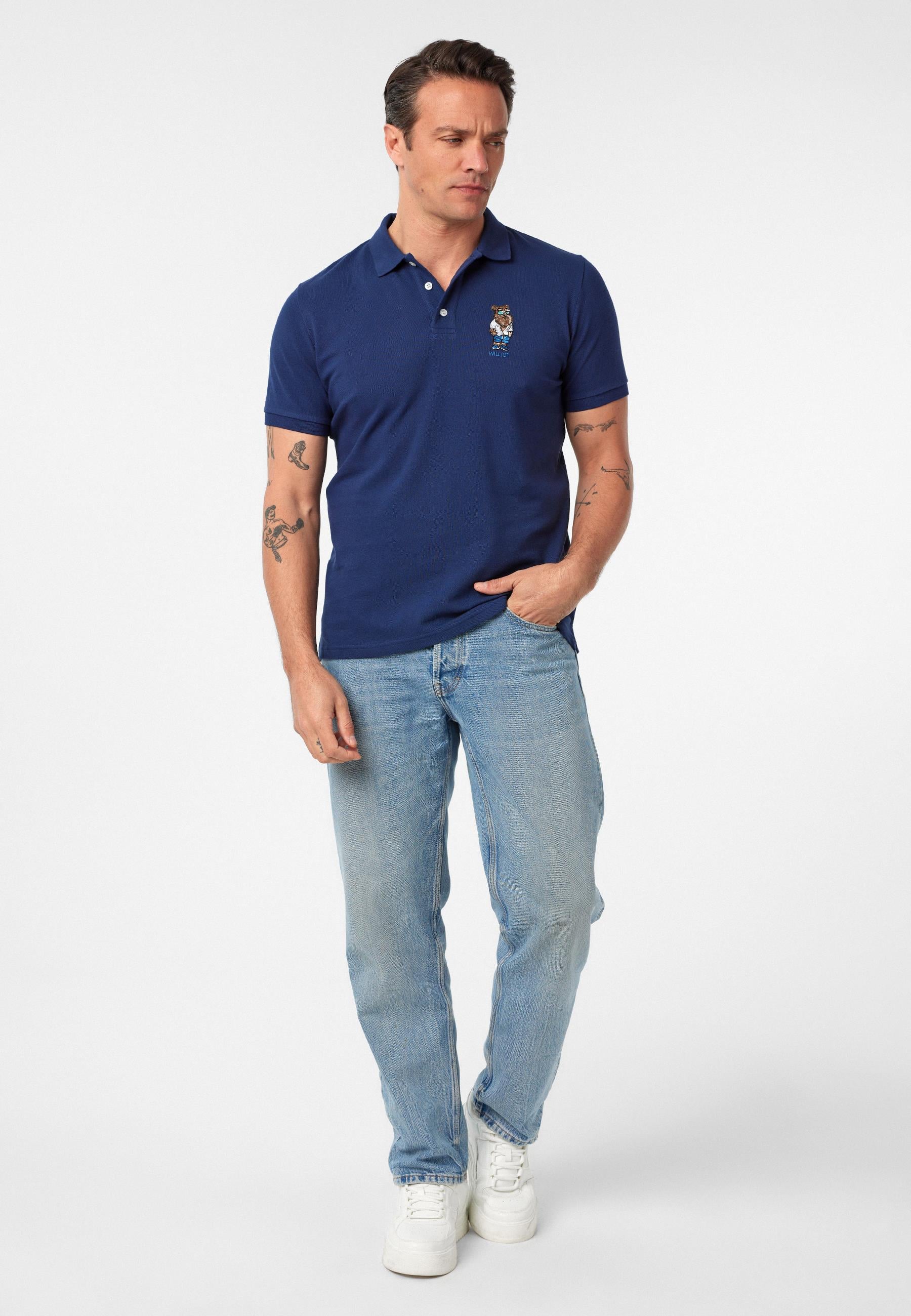 Viktor Erkek Regular Fit  Polo Yaka T-Shirt