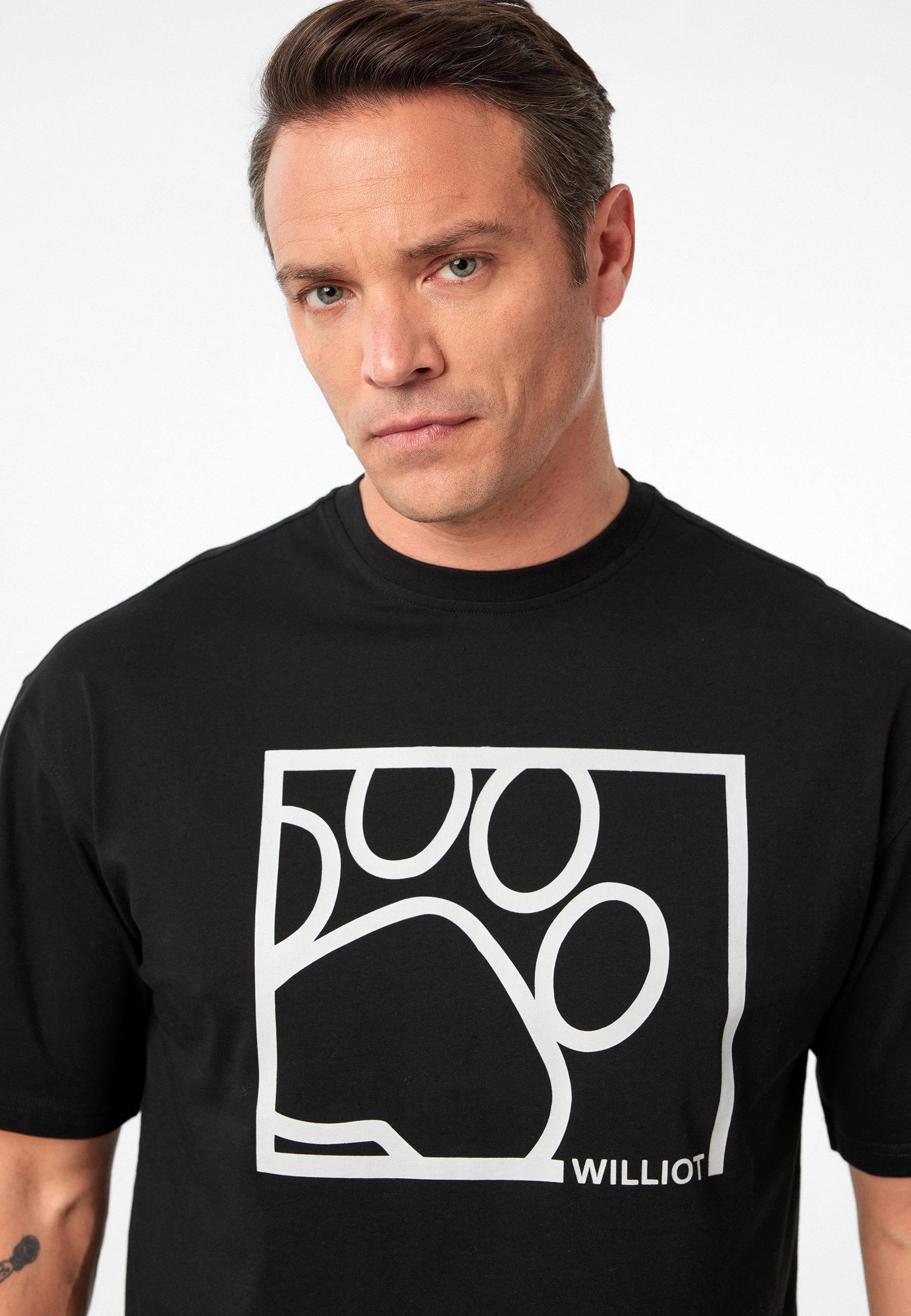 Williams Erkek Regular Fit Pati Baskılı T-Shirt