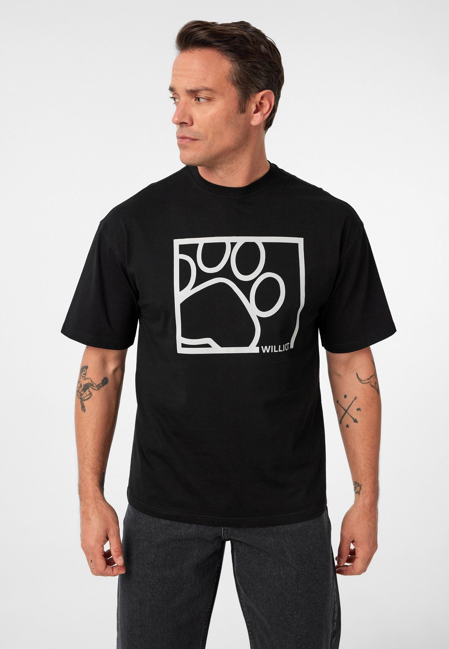 Williams Erkek Regular Fit Pati Baskılı T-Shirt