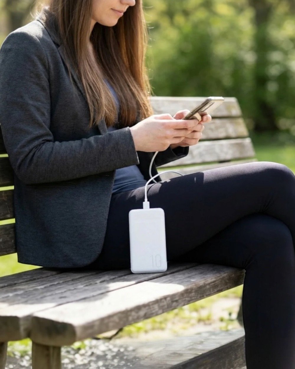 Powerbank10.000 mAh 2.4A Çift Usb Çıkışlı Led Göstergeli Powerbank Taşınabilir Şarj Cihazı