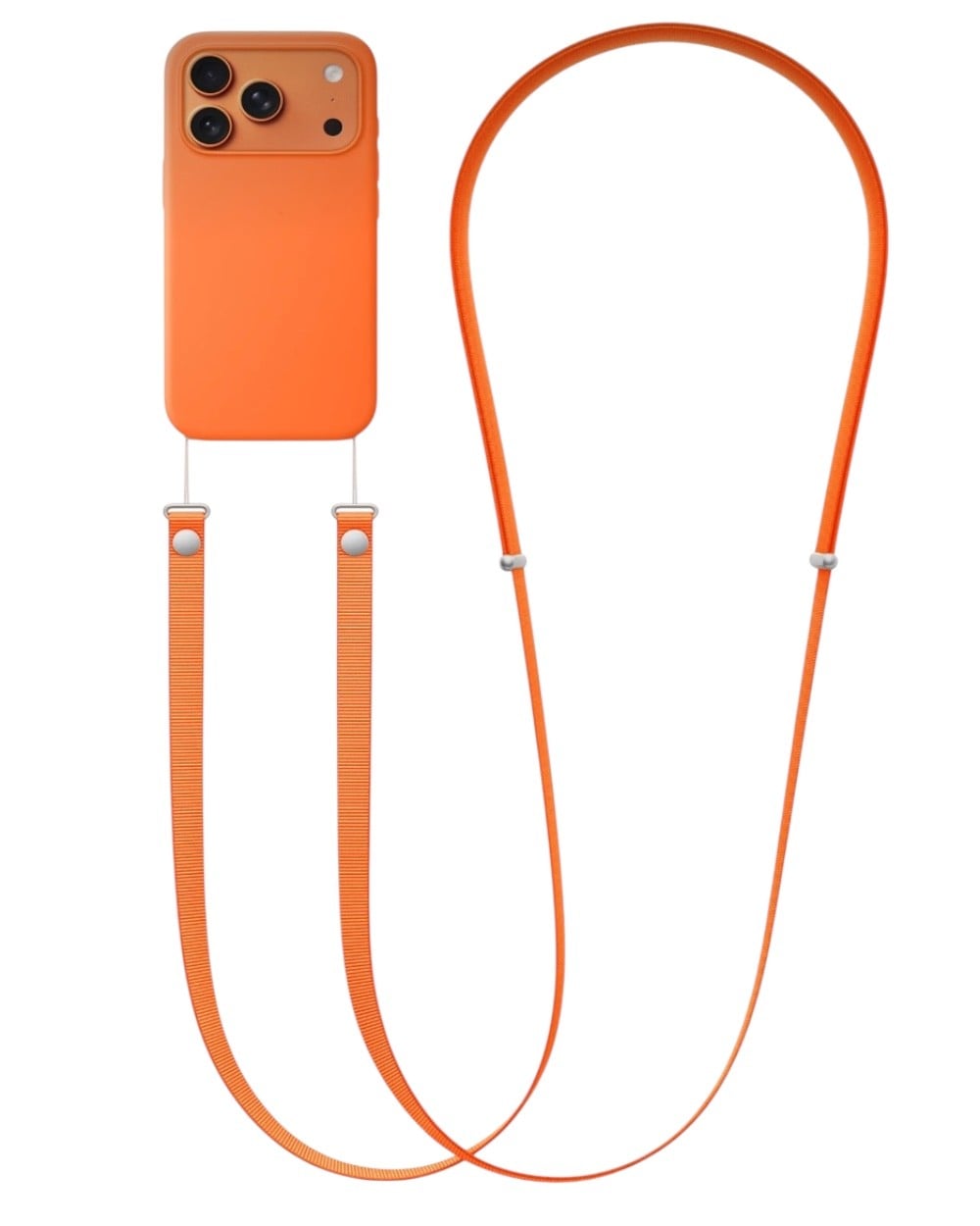 Telefon AskısıIphone Tüm Serilerle Uyumlu Çapraz Ayarlanabilir Şık Crossbody Kumaş Telefon Askısı
