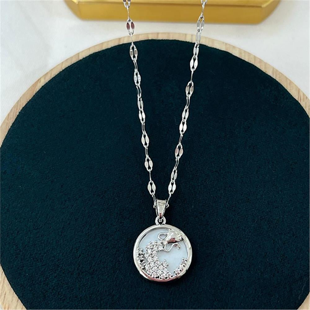 Çelik Silver Kolye 45Cm