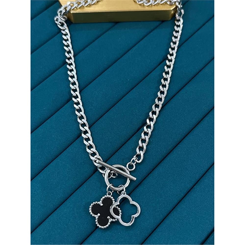 Çelik Silver Kolye 45Cm