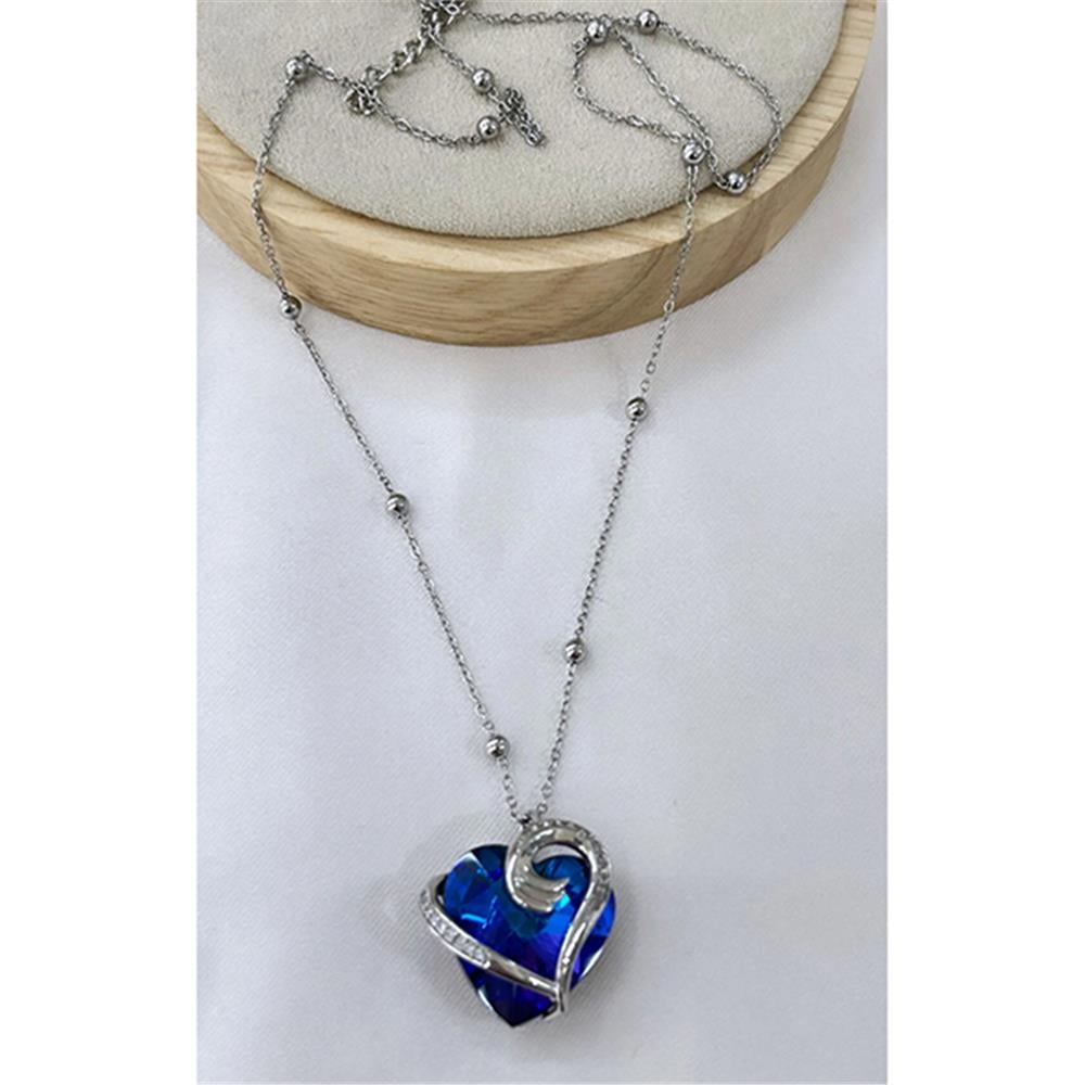 Çelik Silver Kolye 45Cm