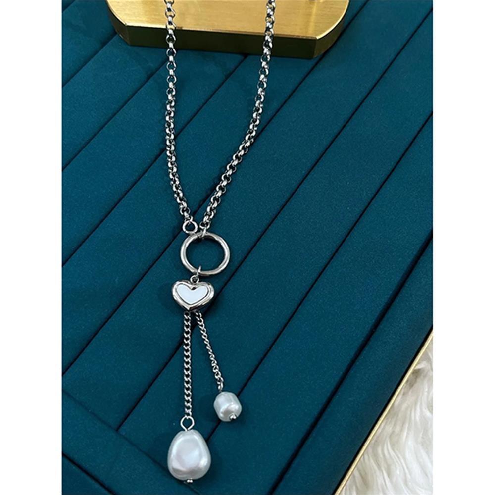 Çelik Silver Kolye 45Cm