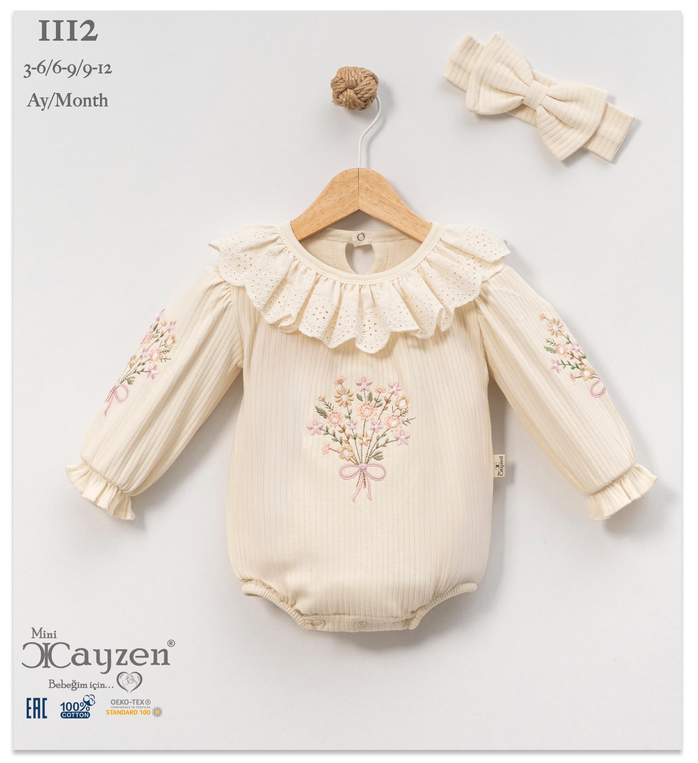 ÇİÇEK BUKETİ KIZ ROMPER