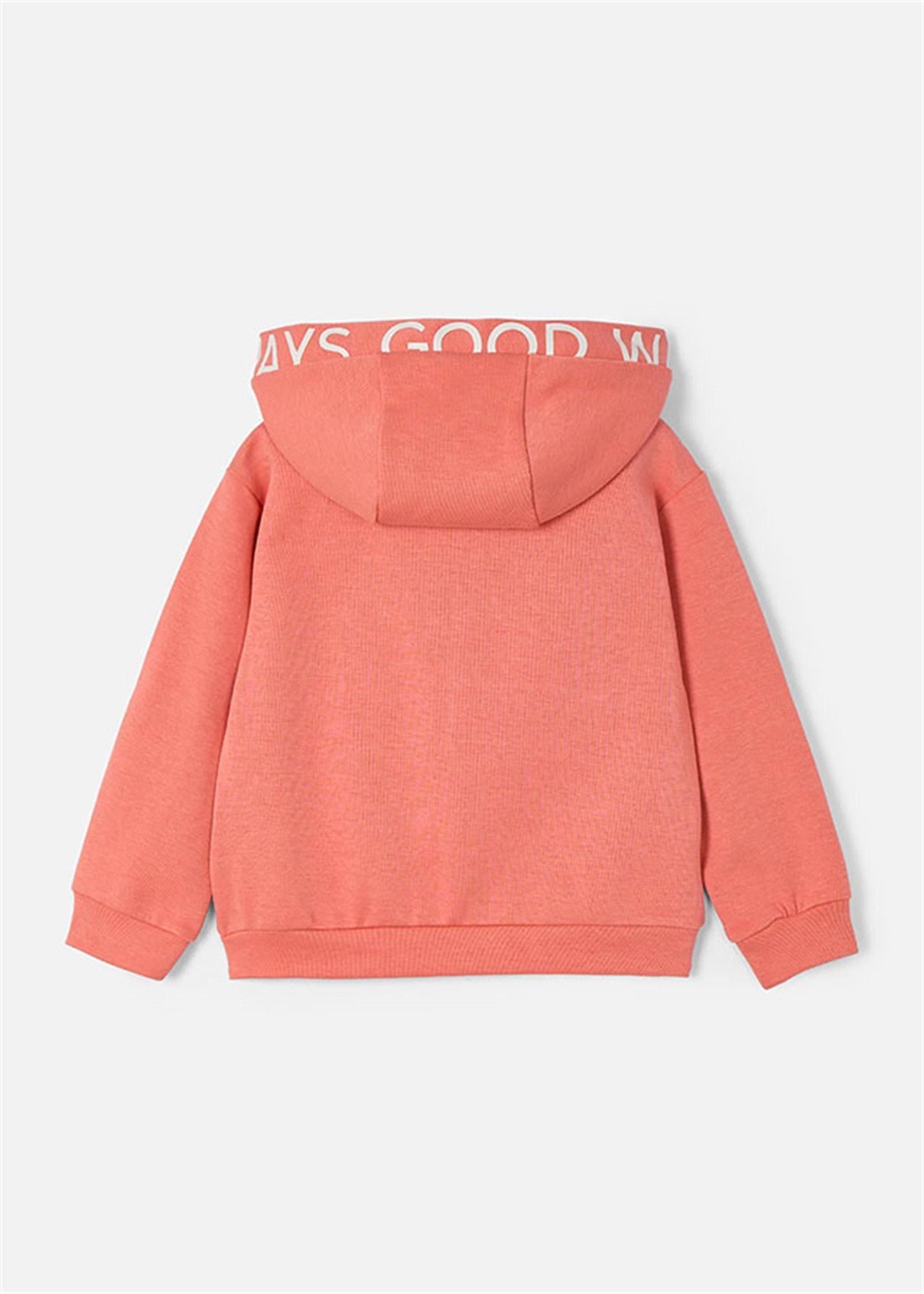 Mayoral Erkek Çocuk Kapişonlu Sweat Dark Peach 3423