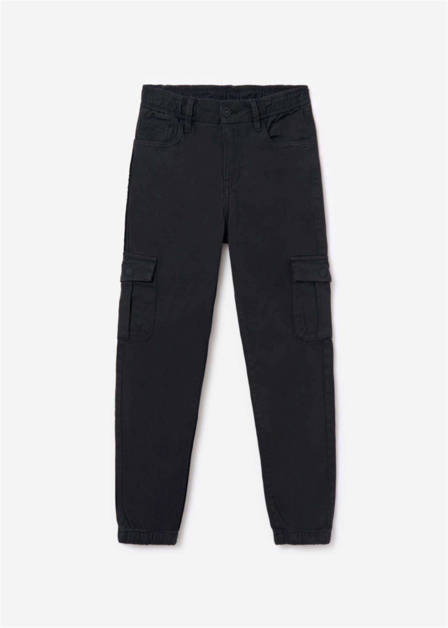 Mayoral Erkek Çocuk Kargo Pantolon Negro 7559