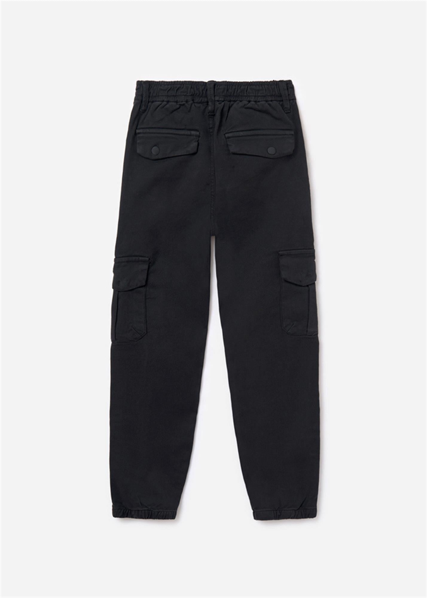 Mayoral Erkek Çocuk Kargo Pantolon Negro 7559
