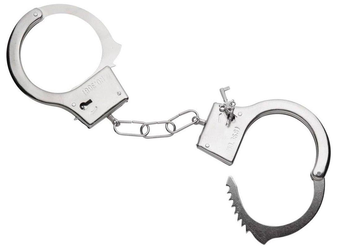 Anahtarlı Oyuncak Metal Kelepçe Polis Kelepçesi