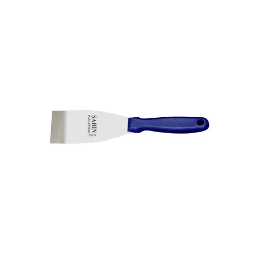 Bursa Paslanmaz Gıda Spatulası No:1, 5 Cm - Plastik Sap