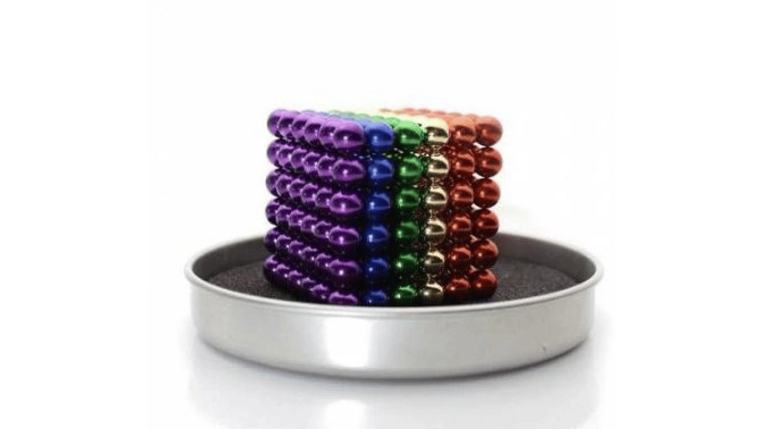 Renkli 216 Mıknatıs Neocube Mıknatıs 5mm Neodyum