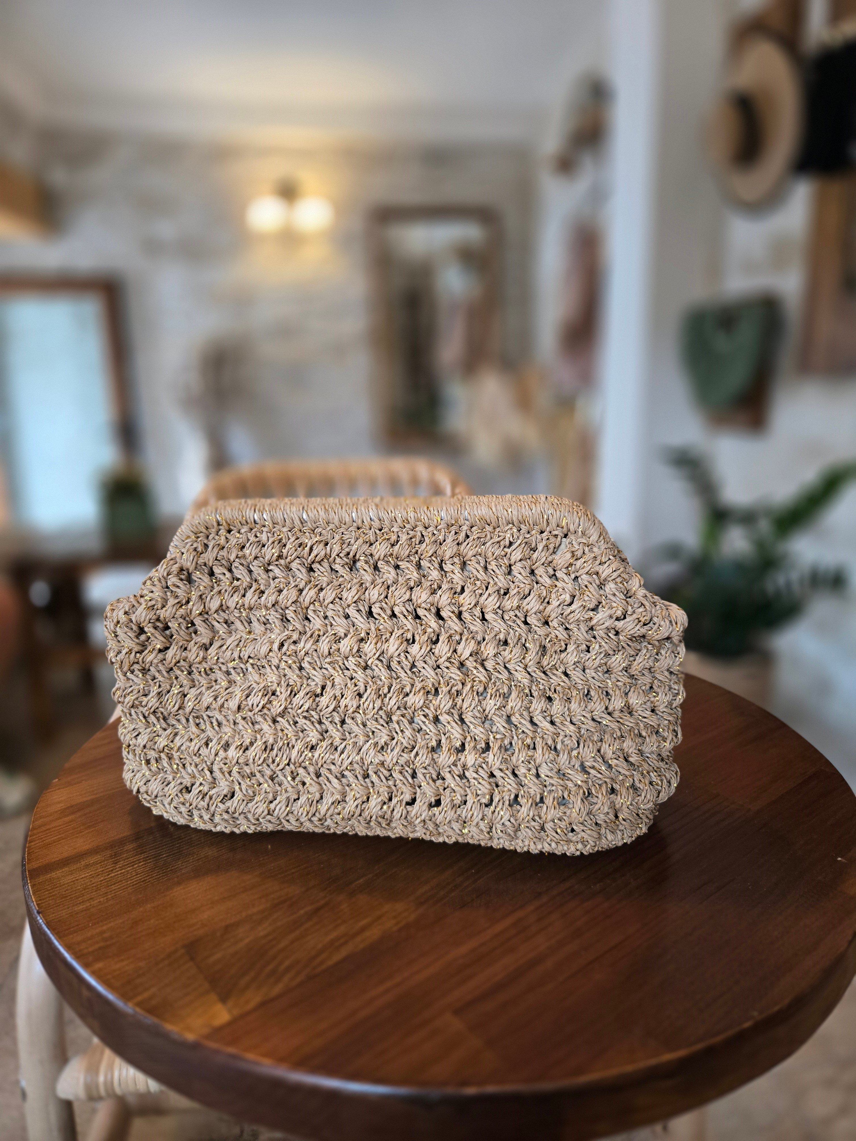 El Örme Orj. Marka Model Clutch Çanta