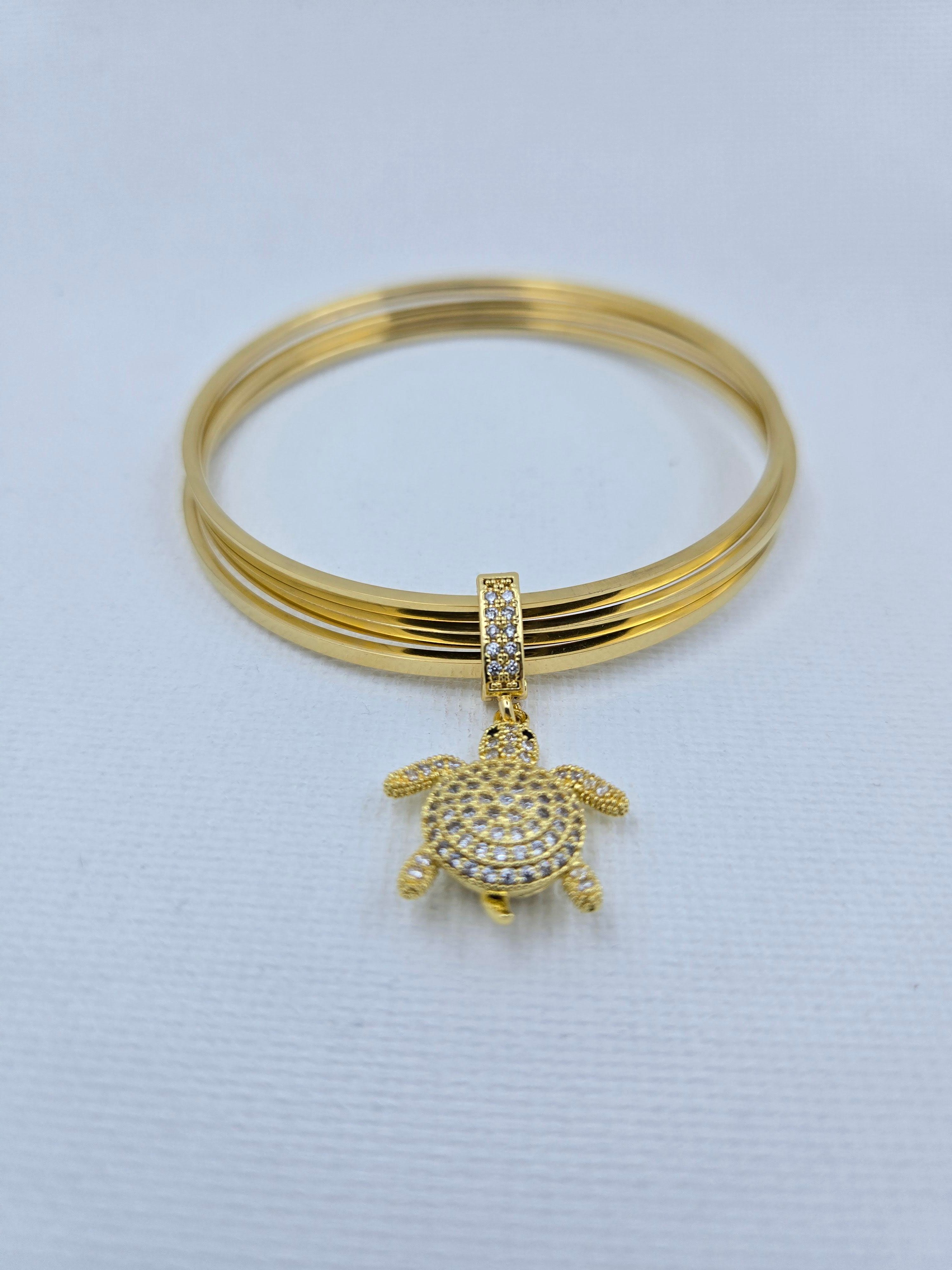 Kaplumbağa Charm Ajda Bilezik