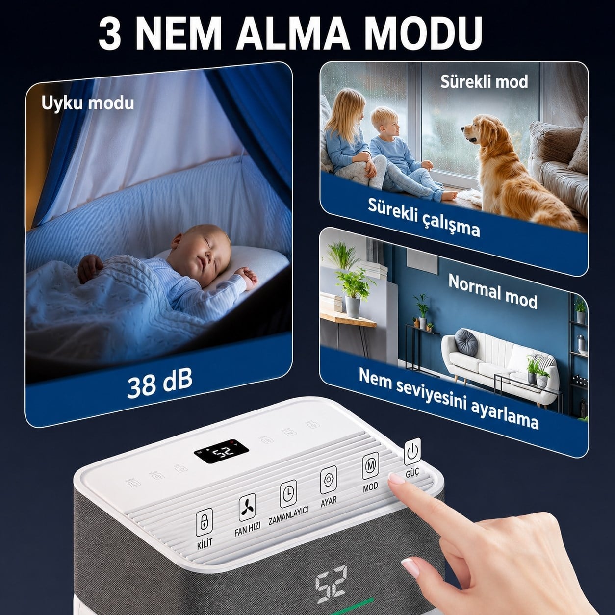 Rutubet Giderici TTK 55 E WiFi