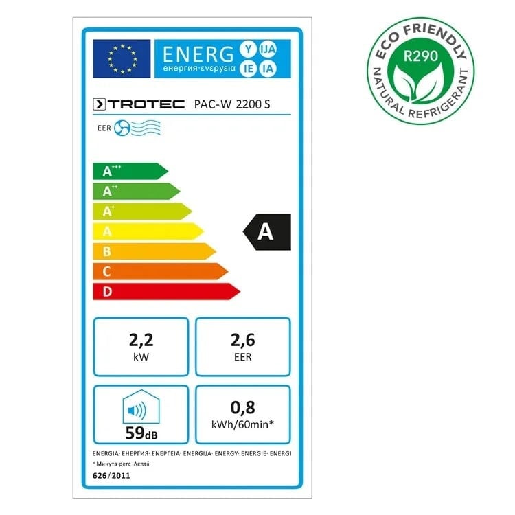 Yer Tipi Klima PAC-W 2220 S WİFİ