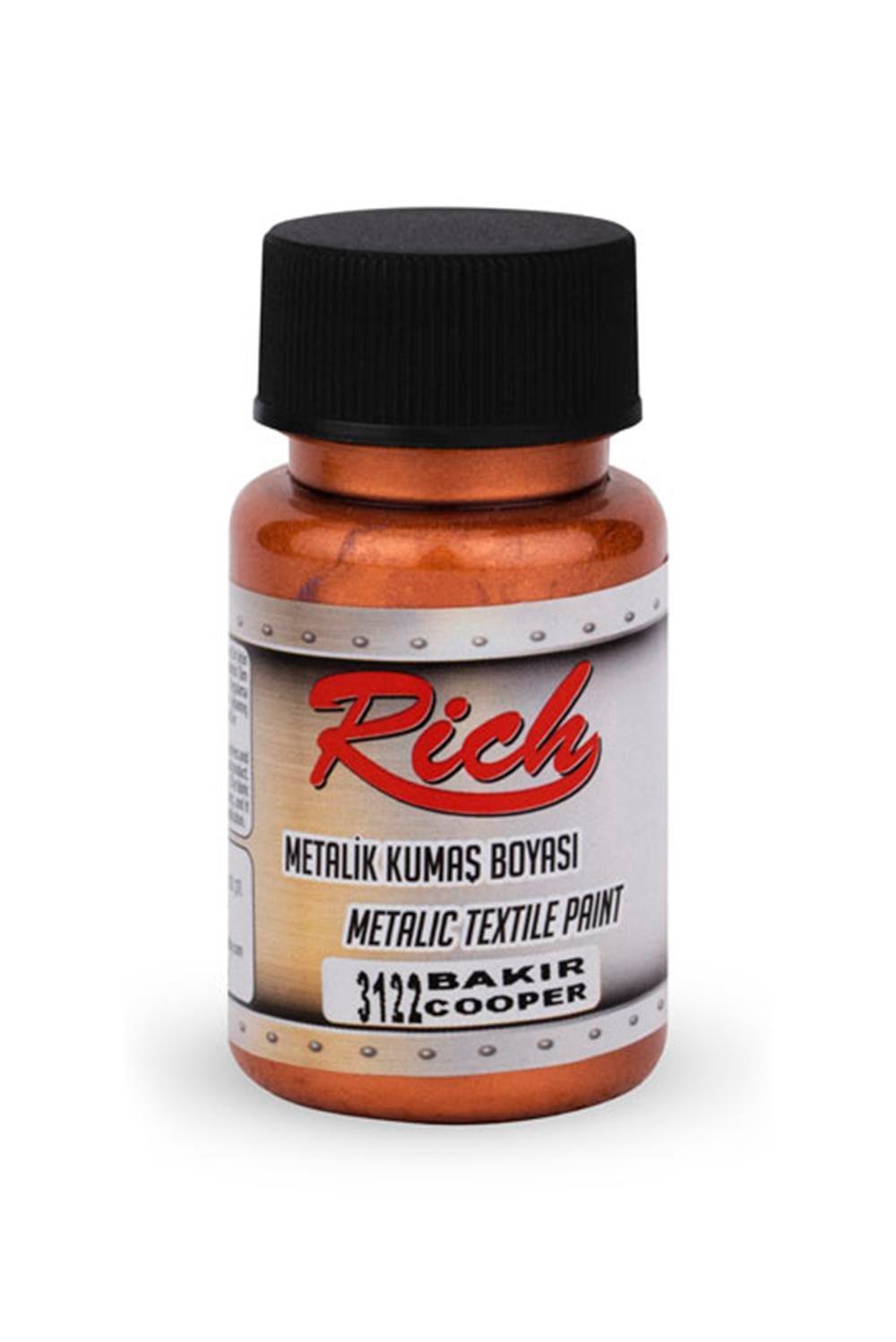 AKRİLİK KUMAŞ BOYASI METALİK - BAKIR 050ml