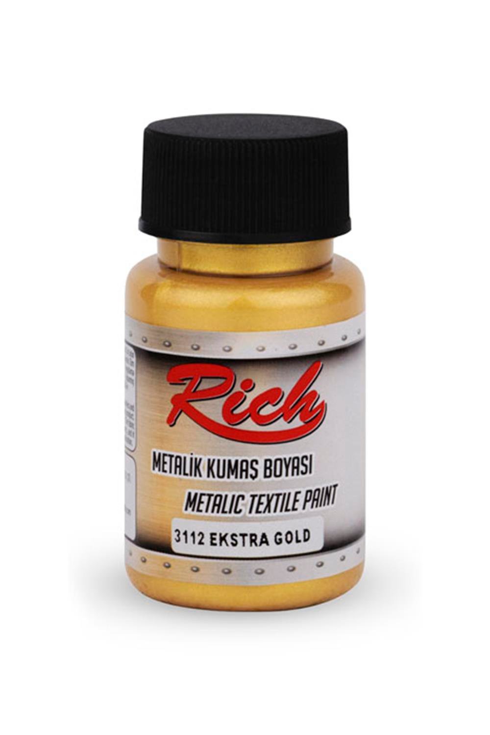 AKRİLİK KUMAŞ BOYASI METALİK - EKSTRA ALTIN 050ml