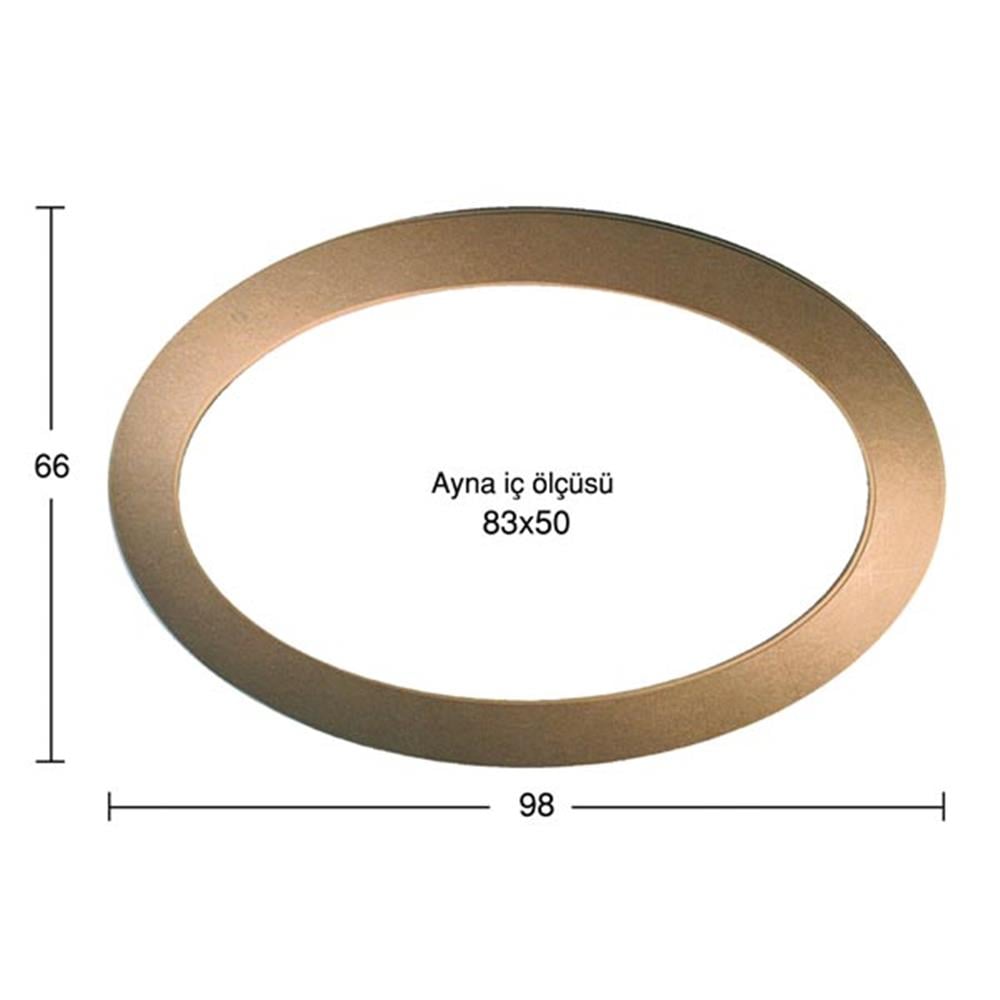 AY 135 BÜYÜK OVAL AYNA
