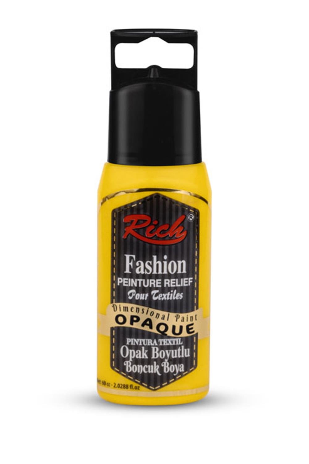 BOYUTLU BONCUK BOYA OPAK - SARI 060ml