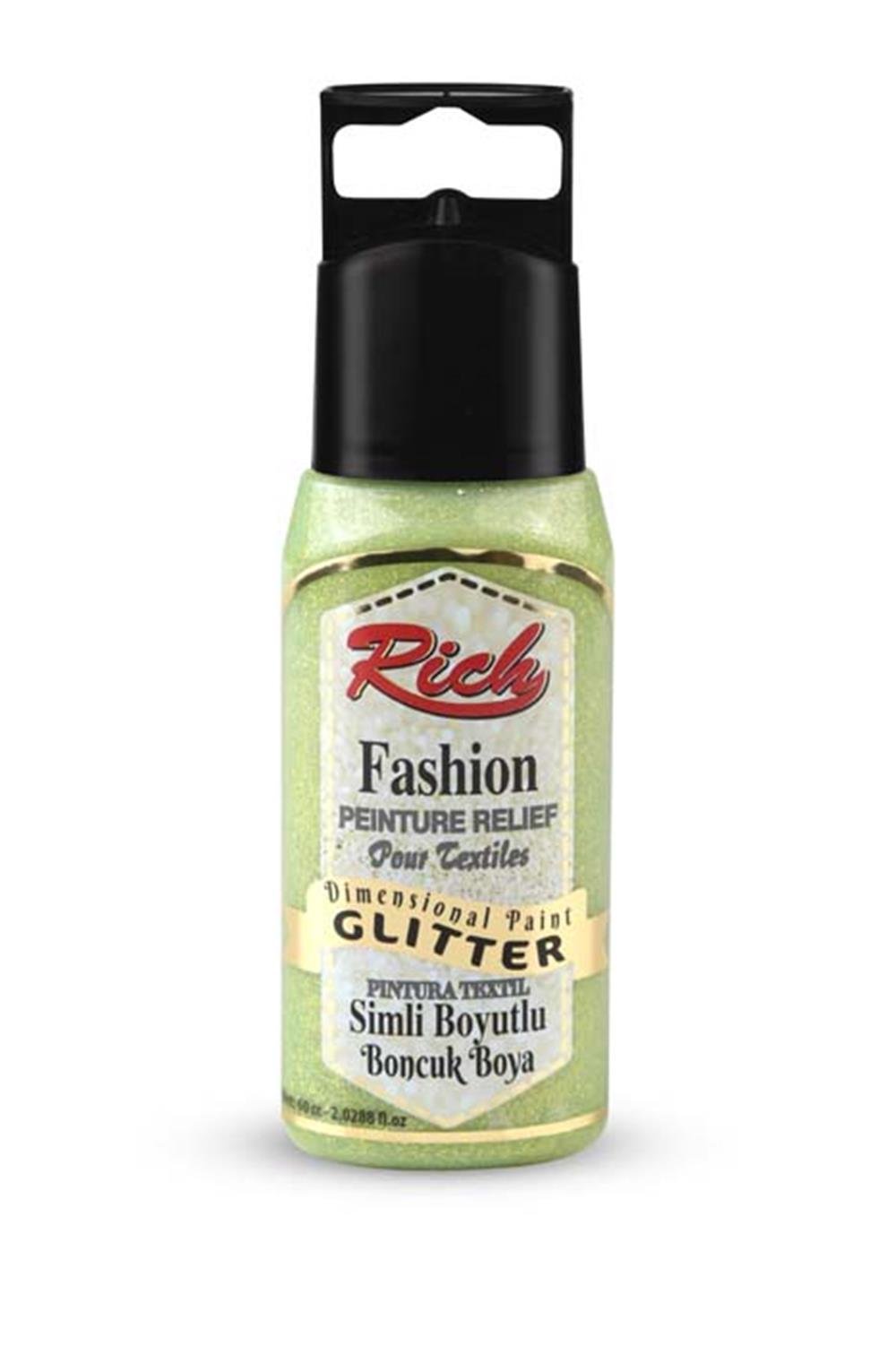 BOYUTLU BONCUK BOYA SİMLİ - YAPRAK YEŞİLİ 060ml