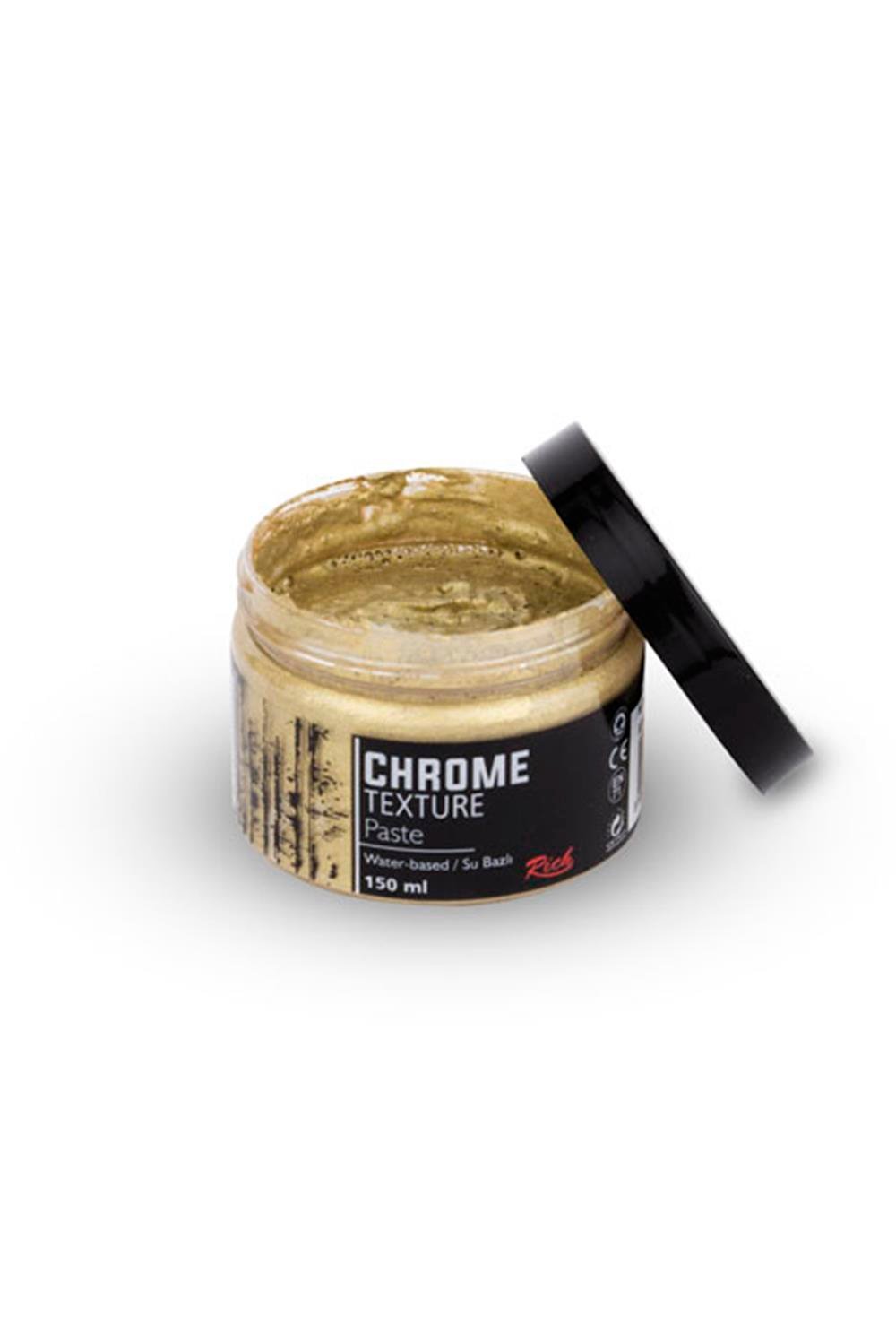 CHROME TEXTURE PASTA - BEYAZ ALTIN  150ml