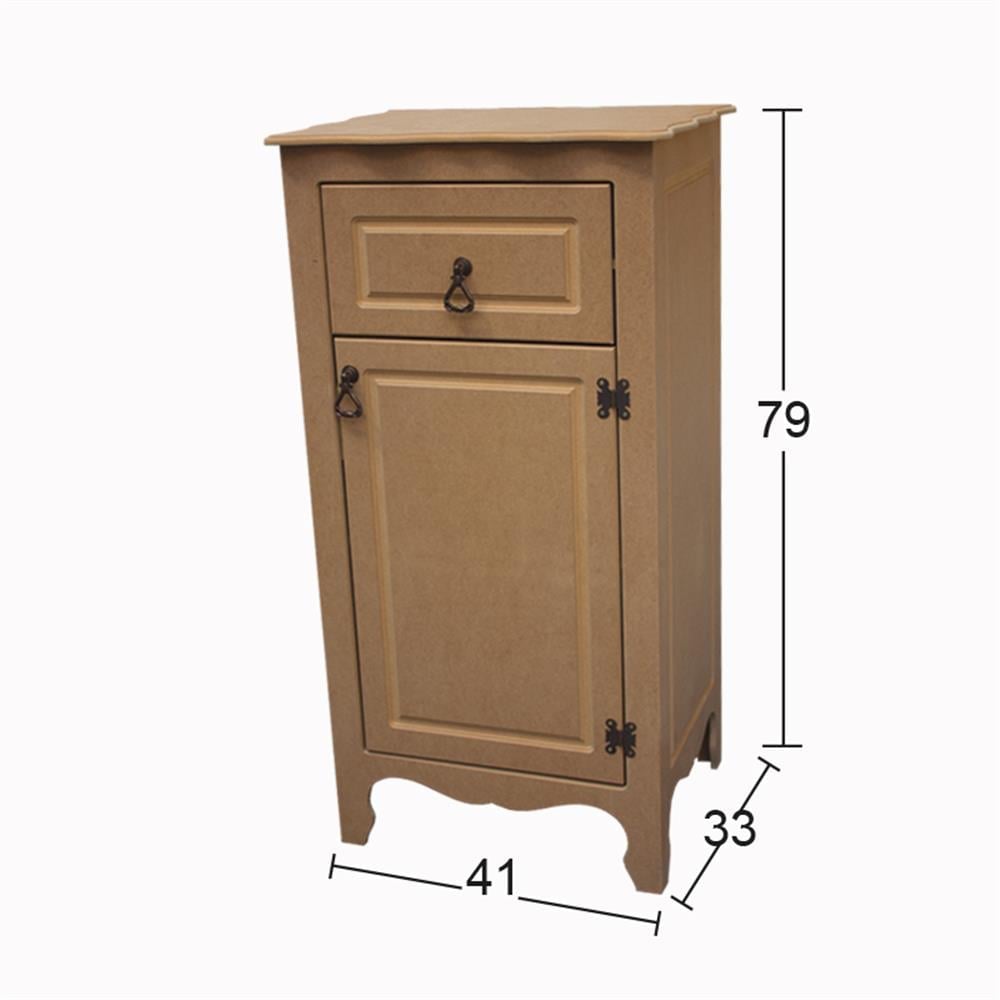 D 46 TEK ÇEKM. TEK KAPAK DOLAP