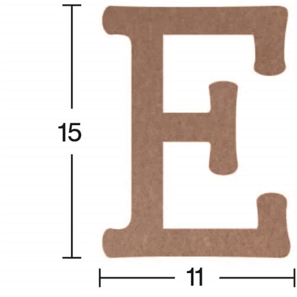 H 06 18 mm  'E' HARFİ