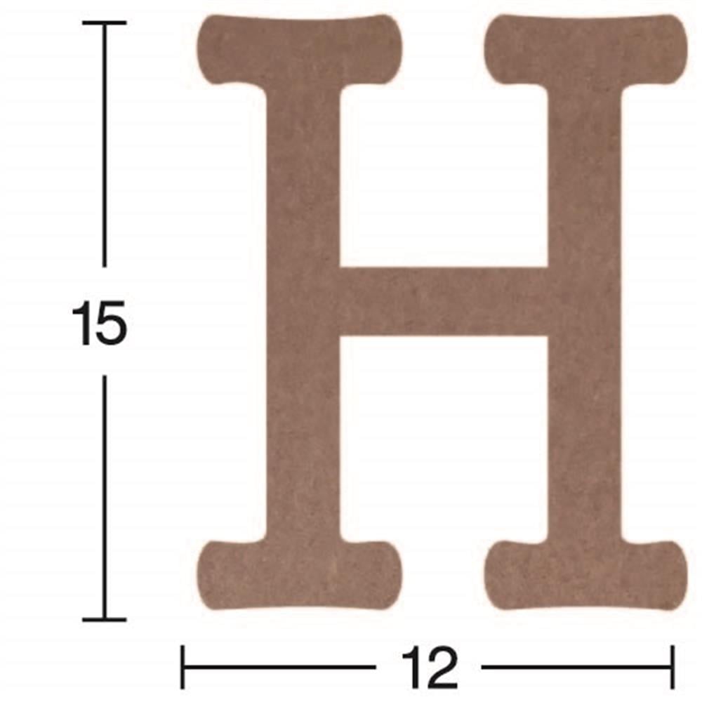 H 10 18 mm  'H' HARFİ