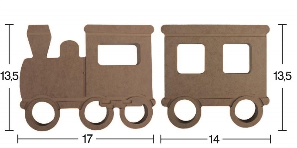 H 89 18 mm VAGONLU TREN