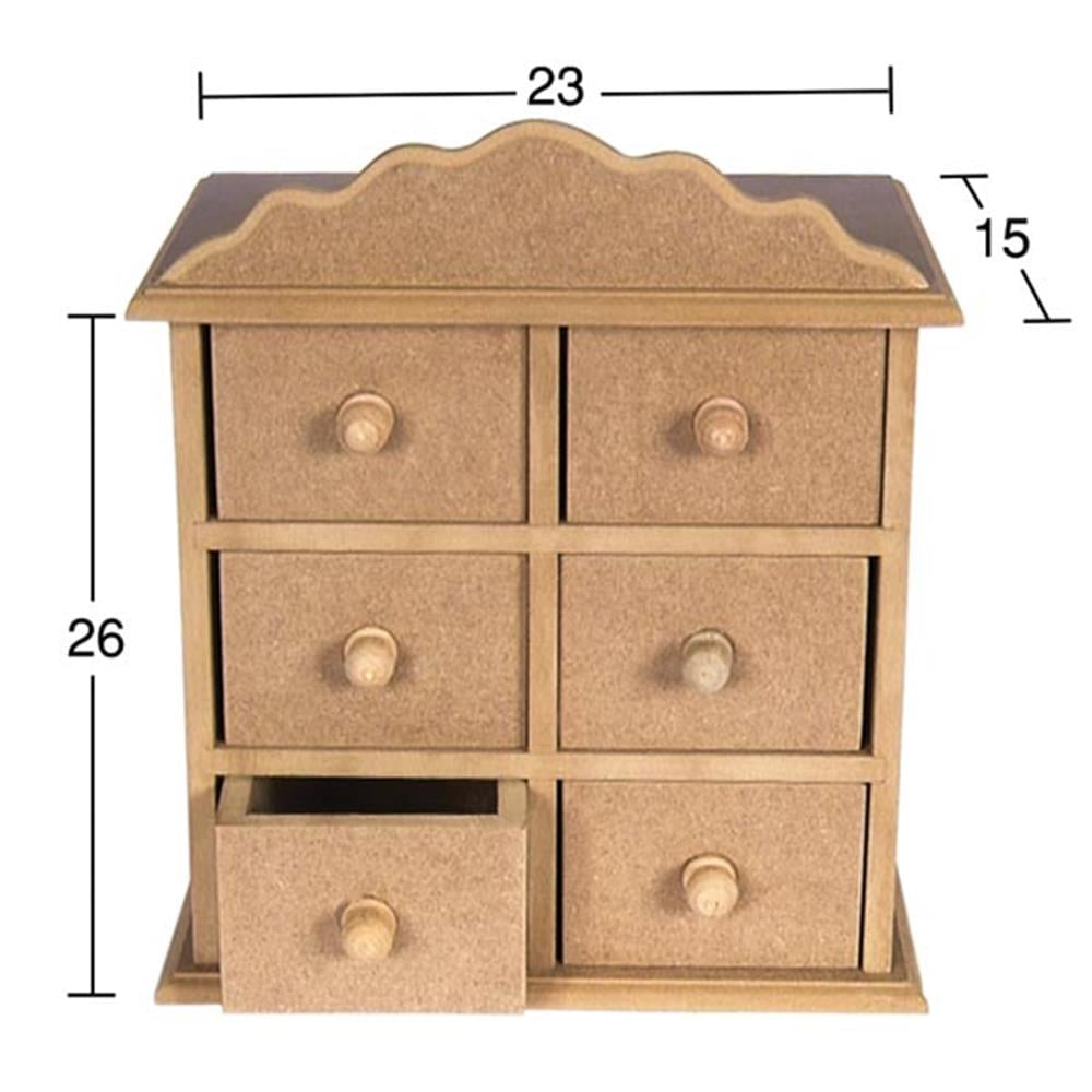 KU 275 6 ÇEKMECELİ KUTU