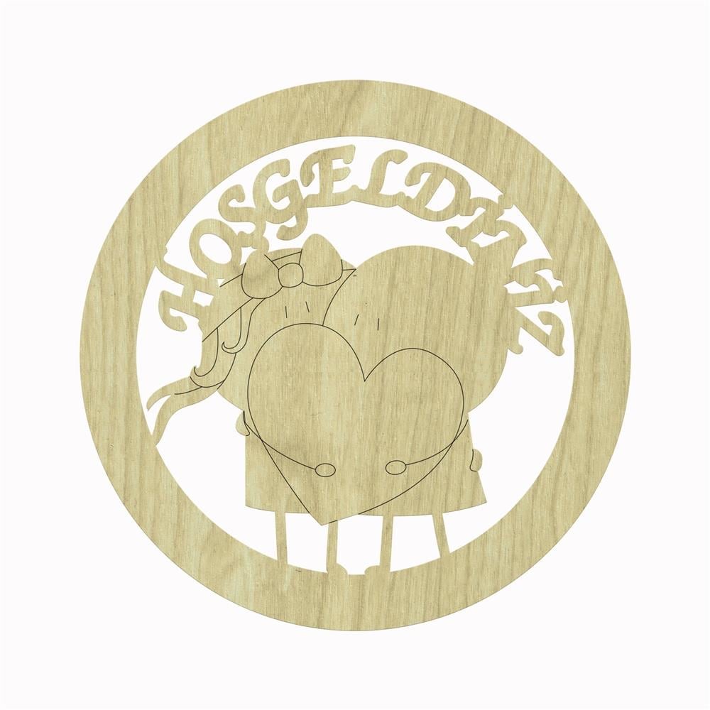 L 95 HOŞGELDİNİZ KAPI SÜSÜ 