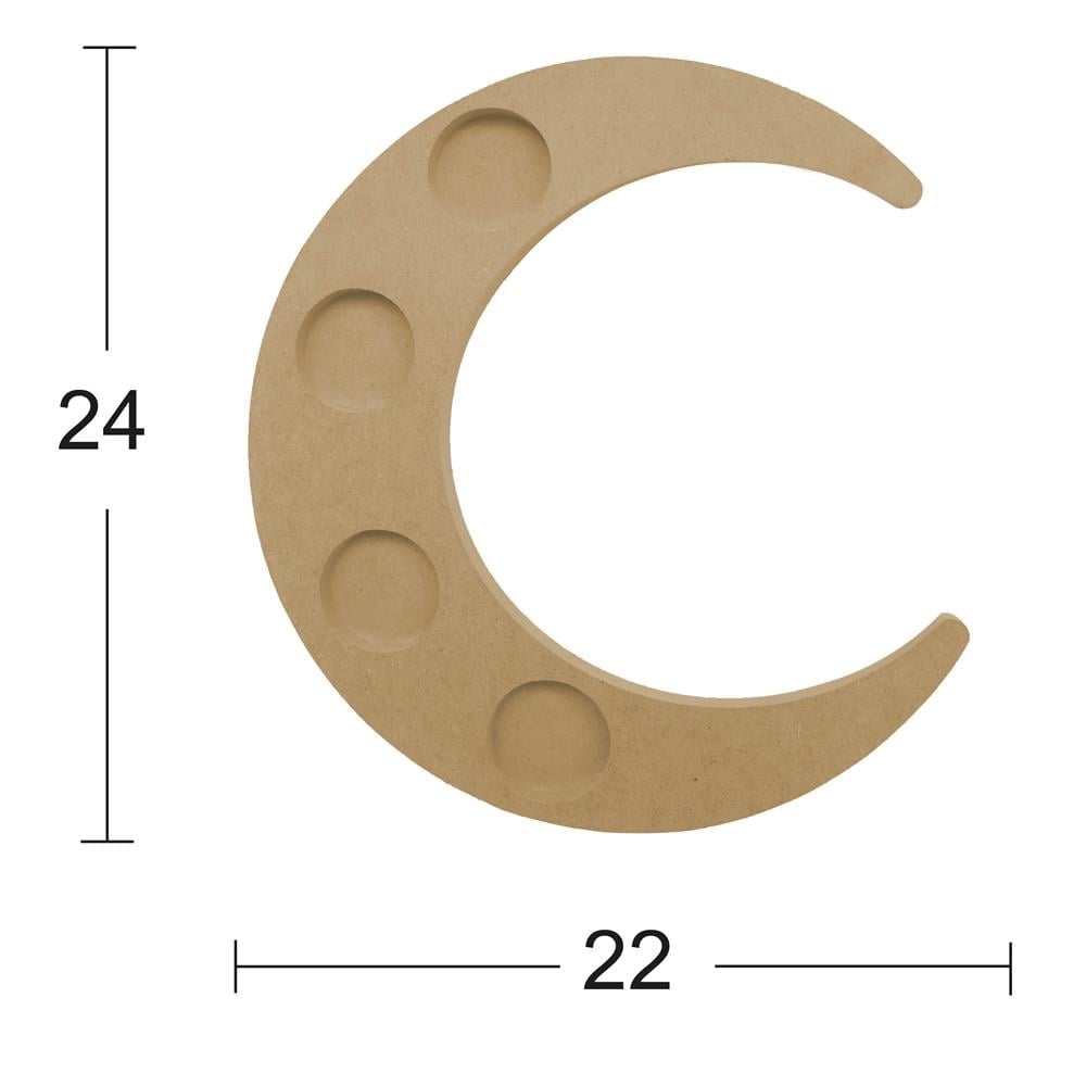 M 10 YARIM AY ÇOKLU T-LIGHT MUMLUK