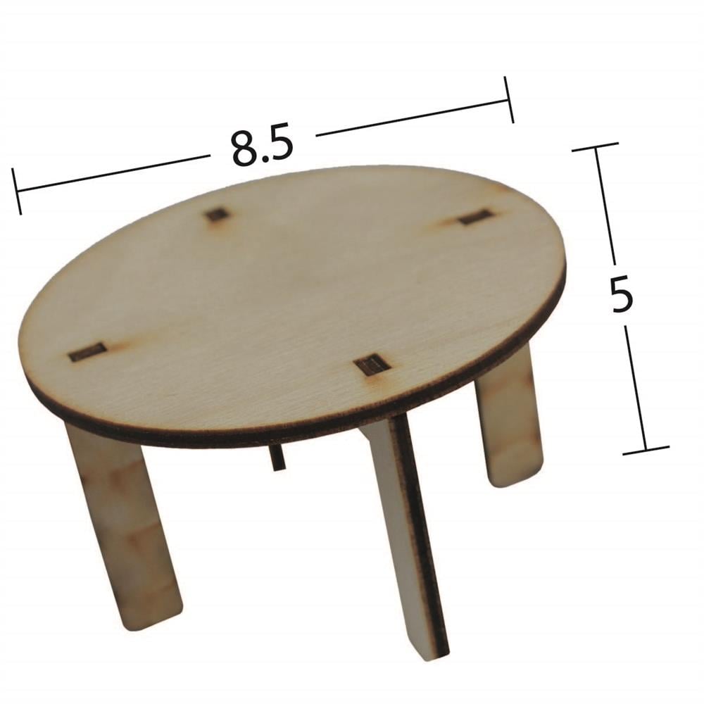 MN 37 MİNYATÜR YUVARLAK MASA