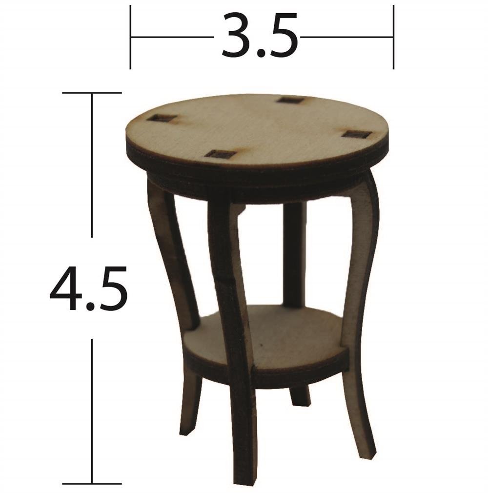 MN 40 MİNYATÜR YUVARLAK SEHPA